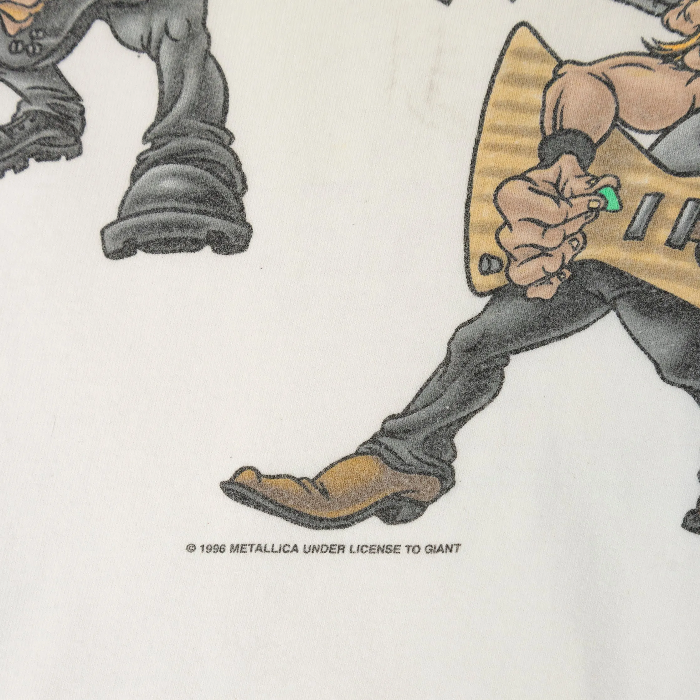 1996 Metallica Tour Dates Graphic Tee