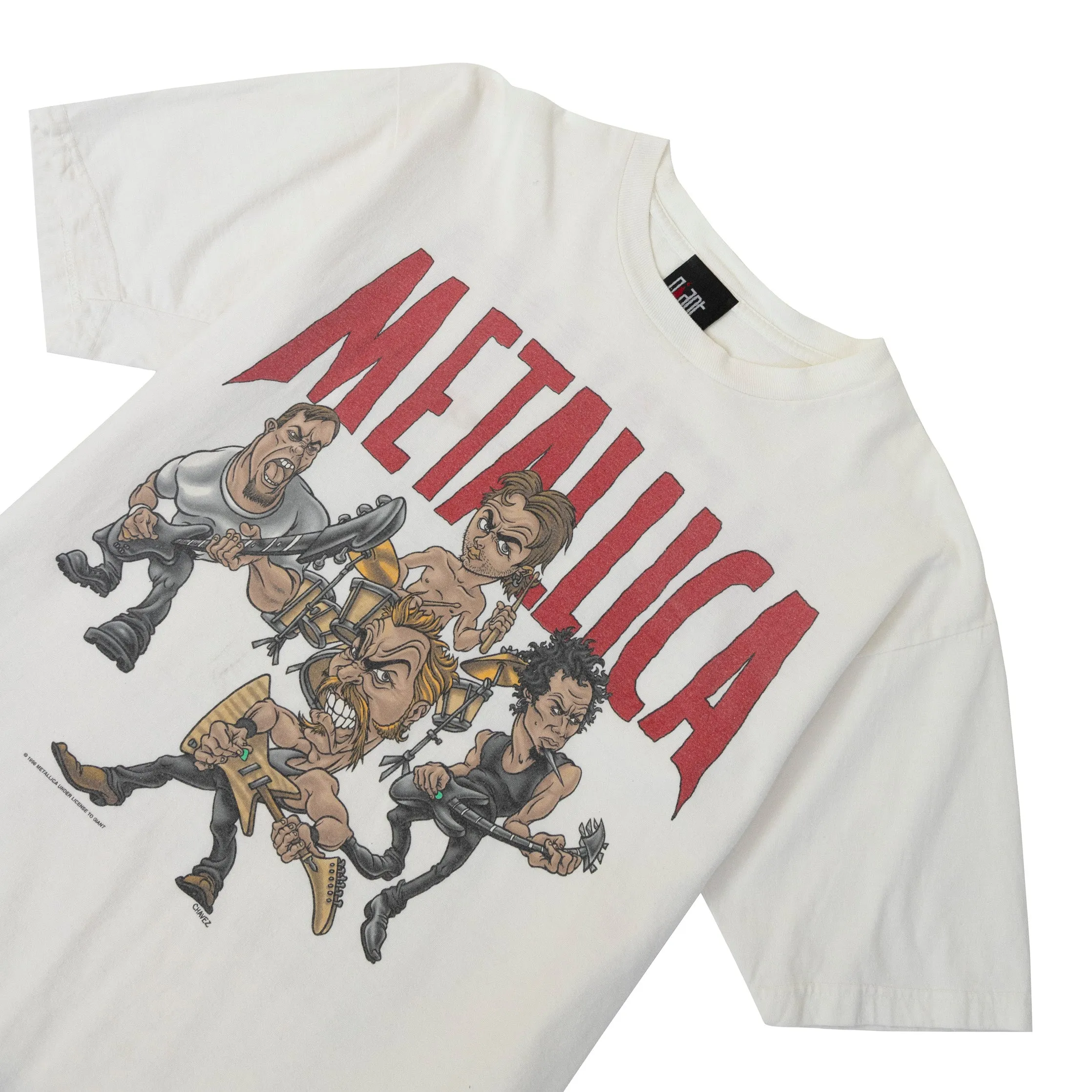 1996 Metallica Tour Dates Graphic Tee