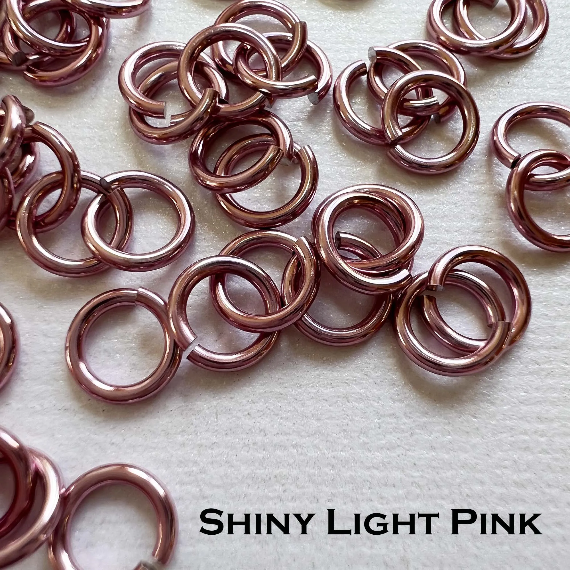 20g 5/32" Jump Rings AA SHINY (AWG) ID: 4.3mm- choose color & quantity
