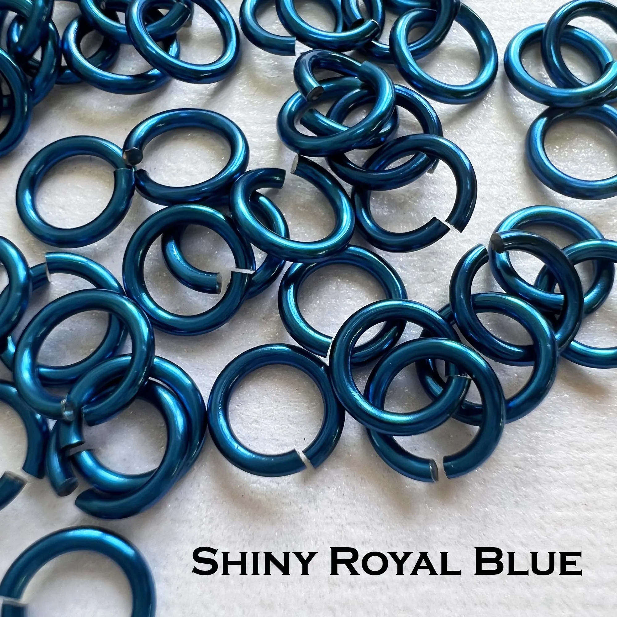 20g 5/32" Jump Rings AA SHINY (AWG) ID: 4.3mm- choose color & quantity