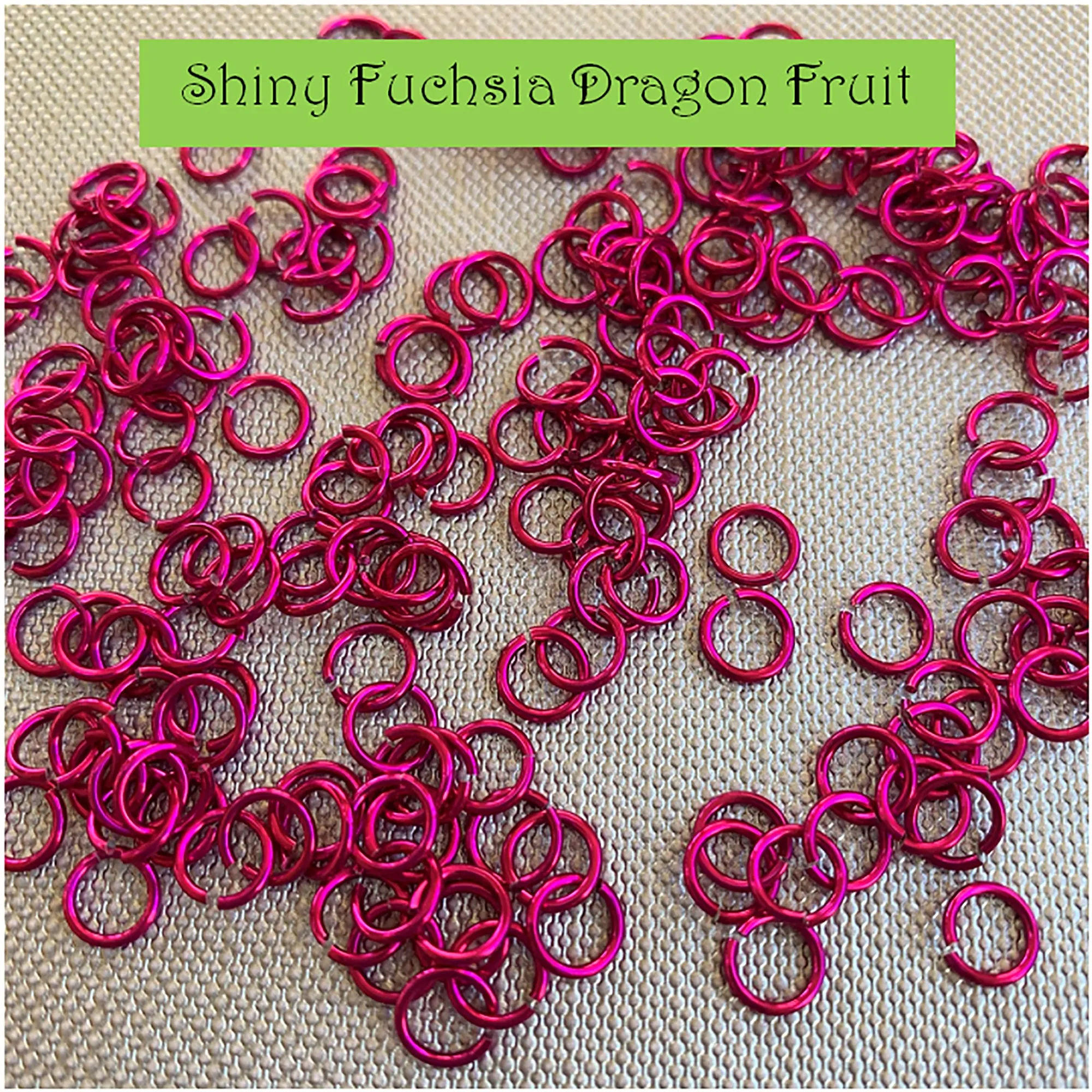 20g 5/32" Jump Rings AA SHINY (AWG) ID: 4.3mm- choose color & quantity