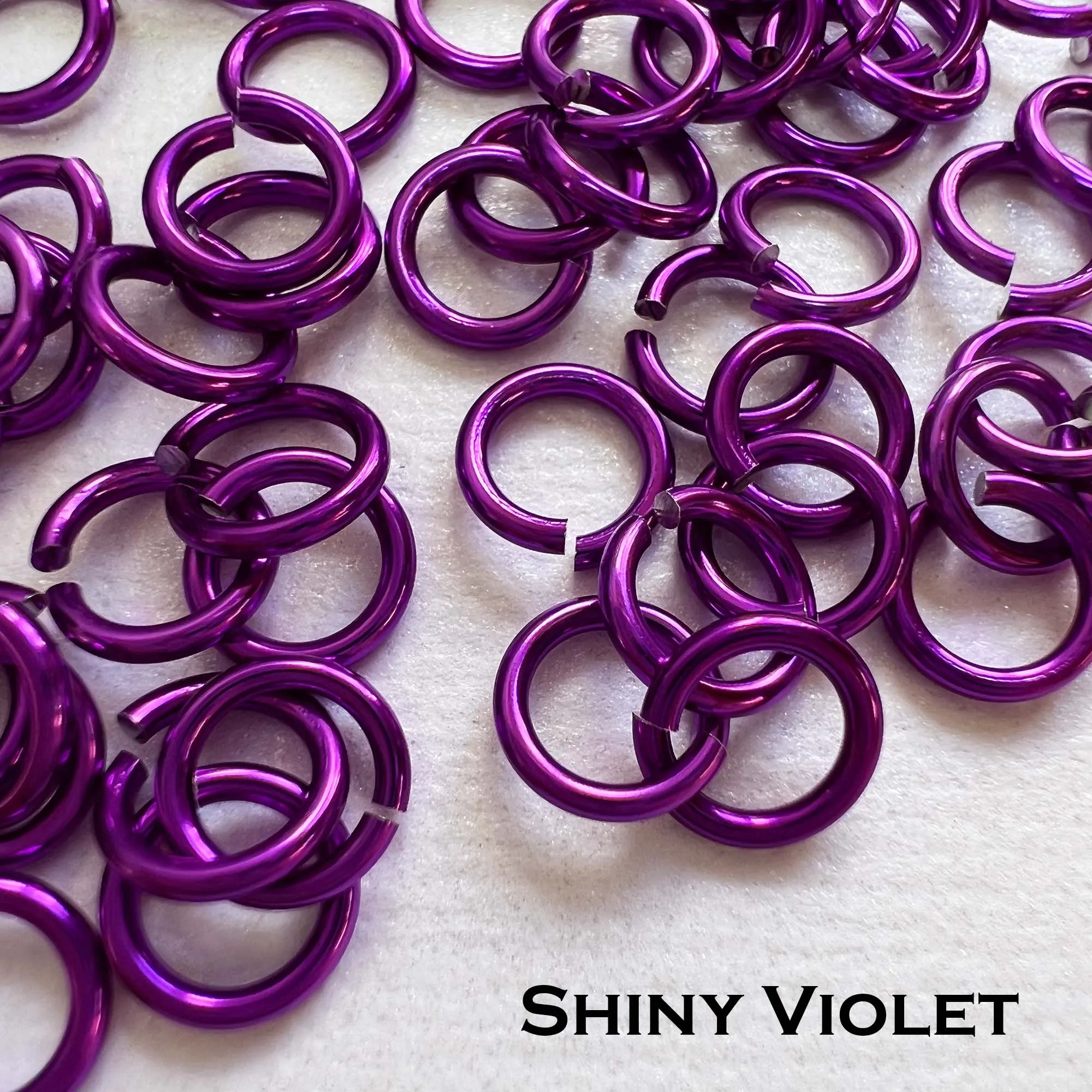 20g 5/32" Jump Rings AA SHINY (AWG) ID: 4.3mm- choose color & quantity