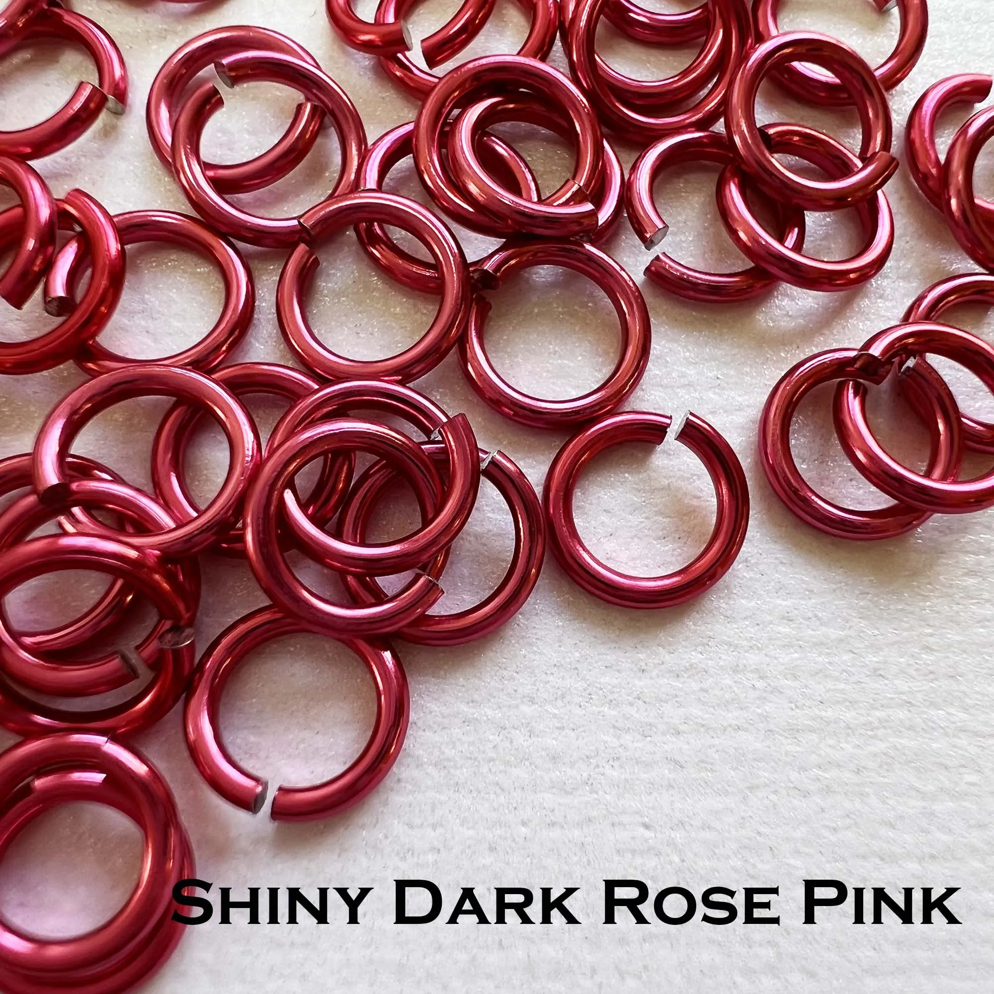 20g 5/32" Jump Rings AA SHINY (AWG) ID: 4.3mm- choose color & quantity