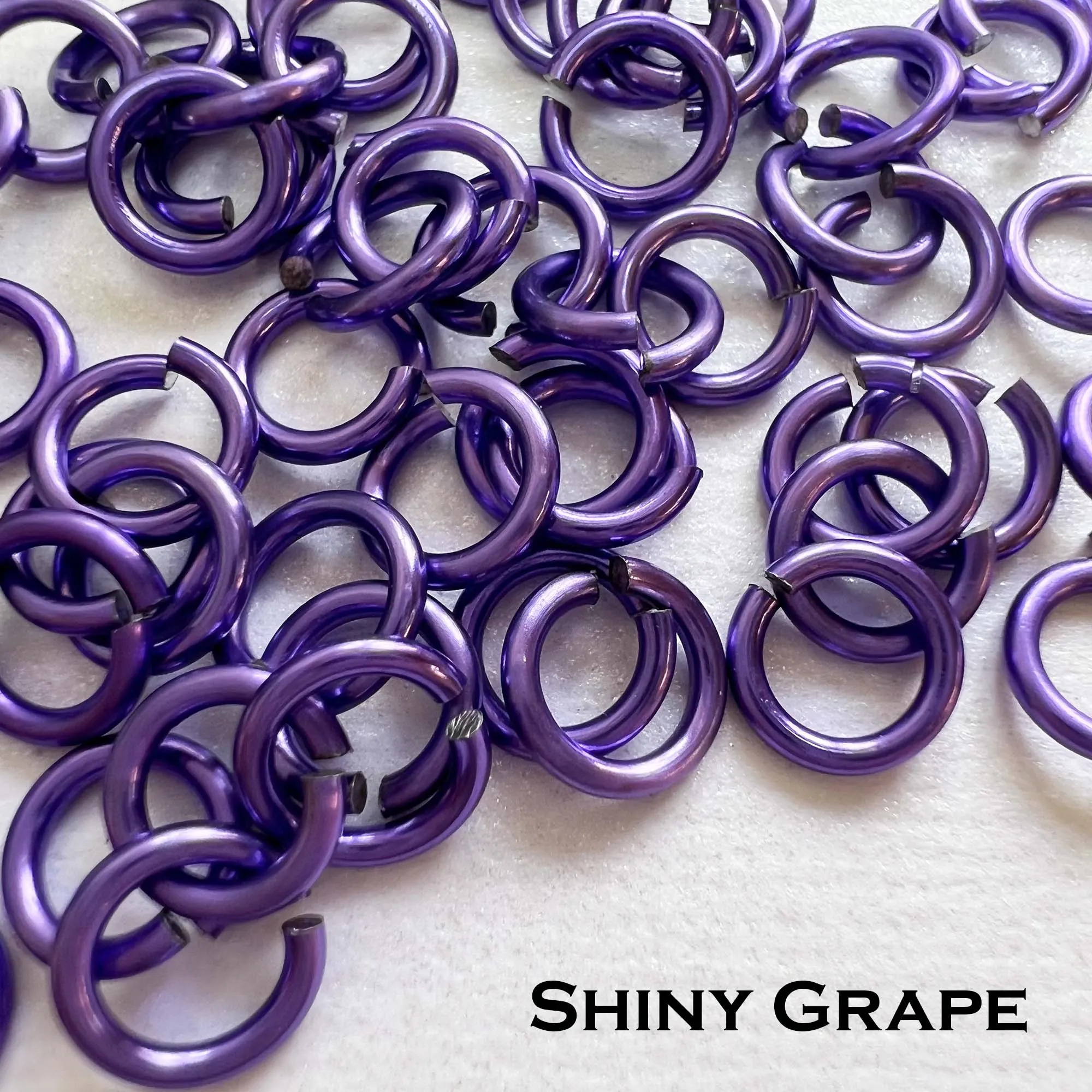 20g 5/32" Jump Rings AA SHINY (AWG) ID: 4.3mm- choose color & quantity
