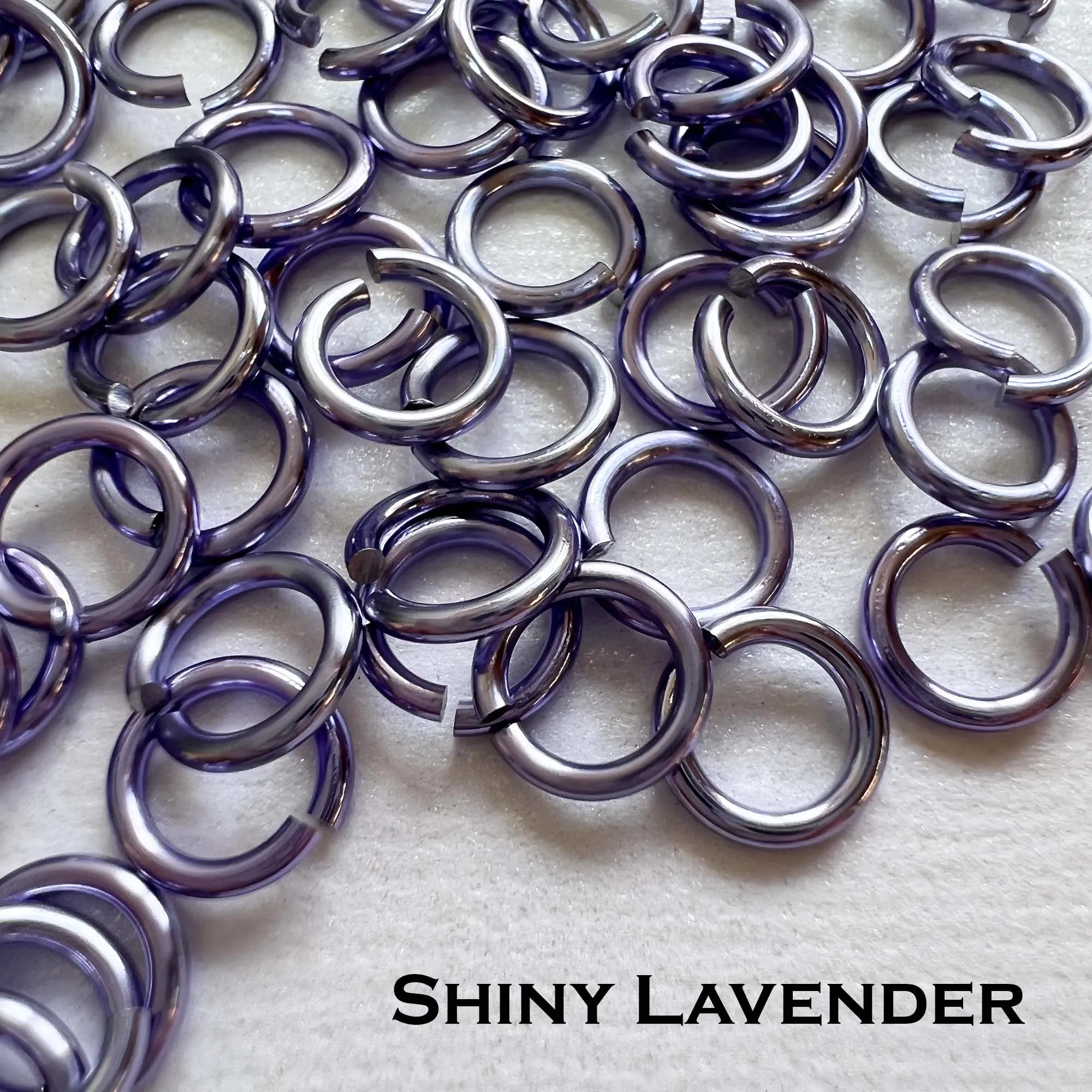 20g 5/32" Jump Rings AA SHINY (AWG) ID: 4.3mm- choose color & quantity