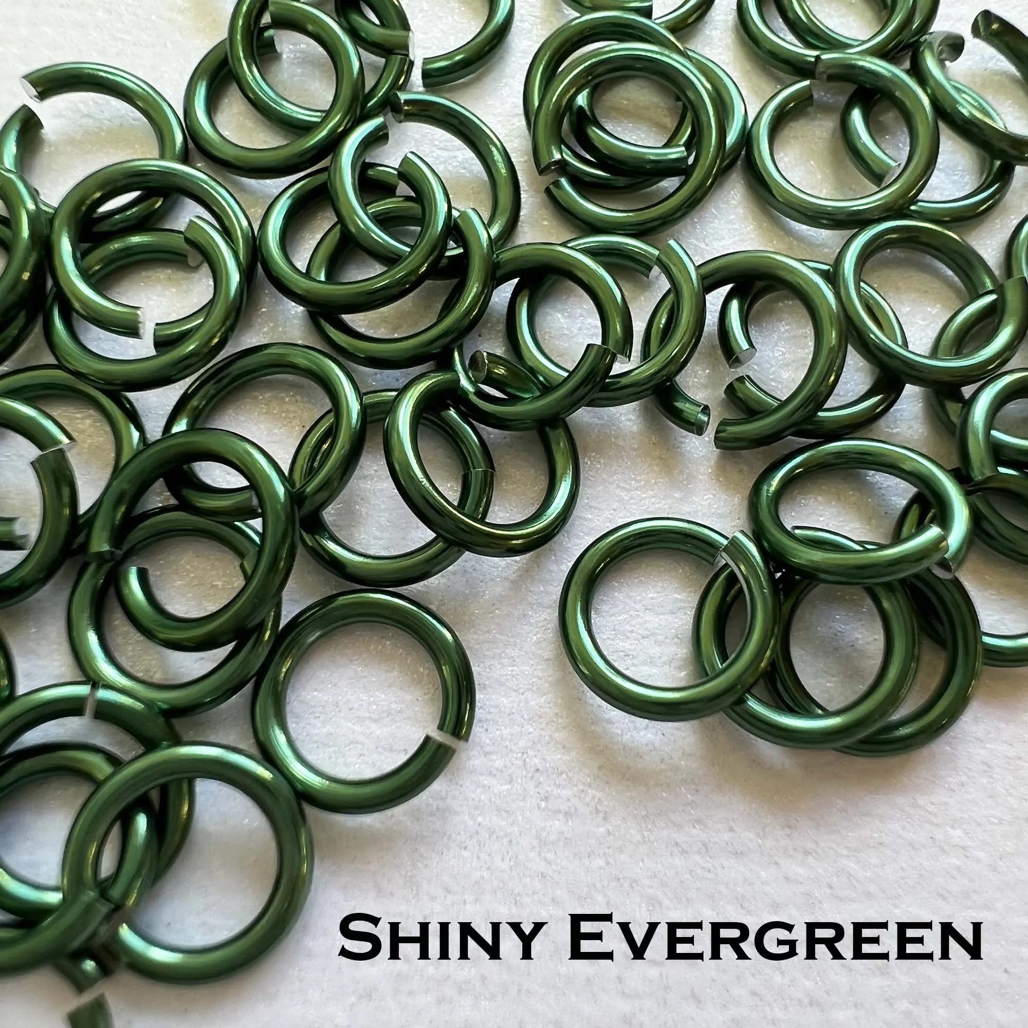 20g 5/32" Jump Rings AA SHINY (AWG) ID: 4.3mm- choose color & quantity