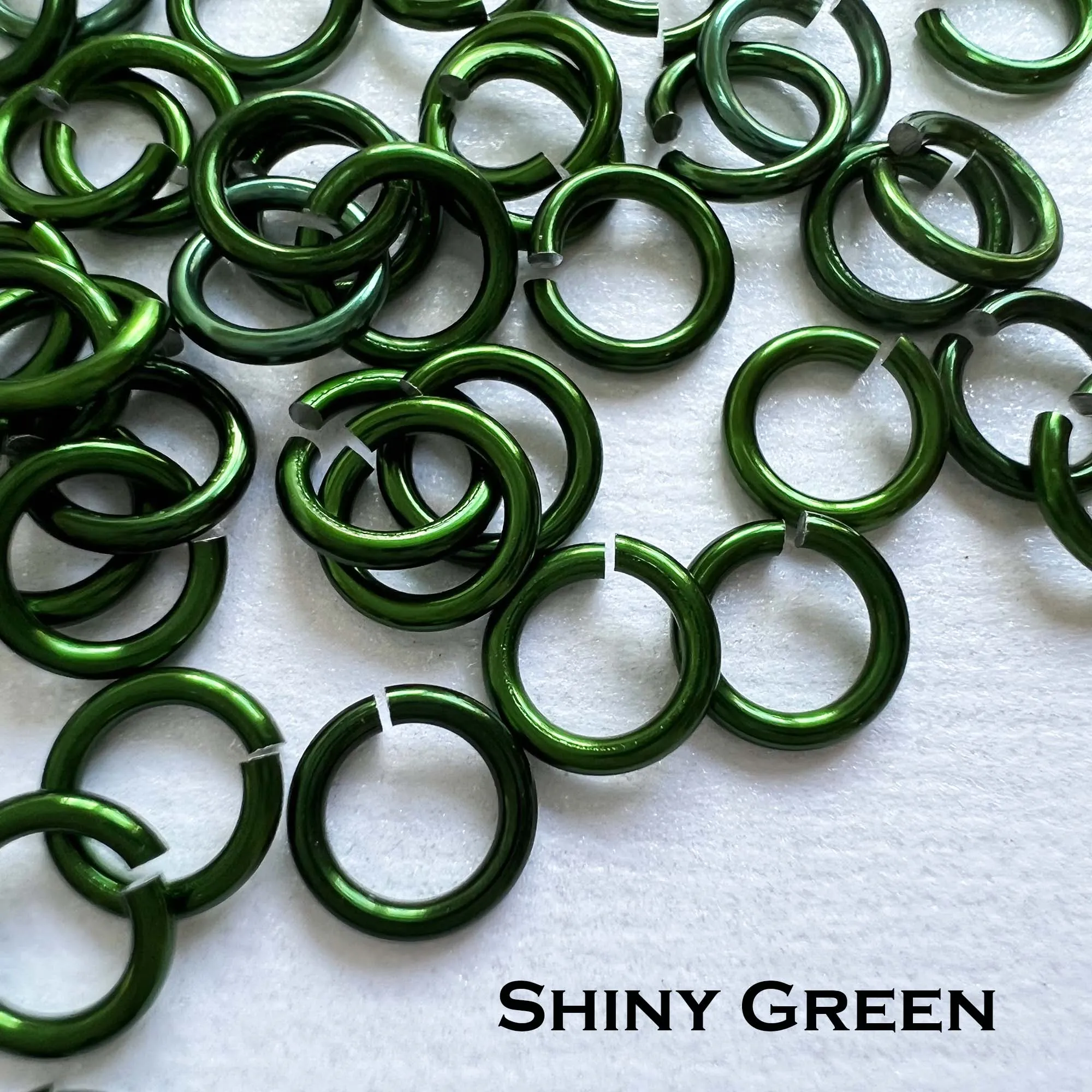 20g 5/32" Jump Rings AA SHINY (AWG) ID: 4.3mm- choose color & quantity