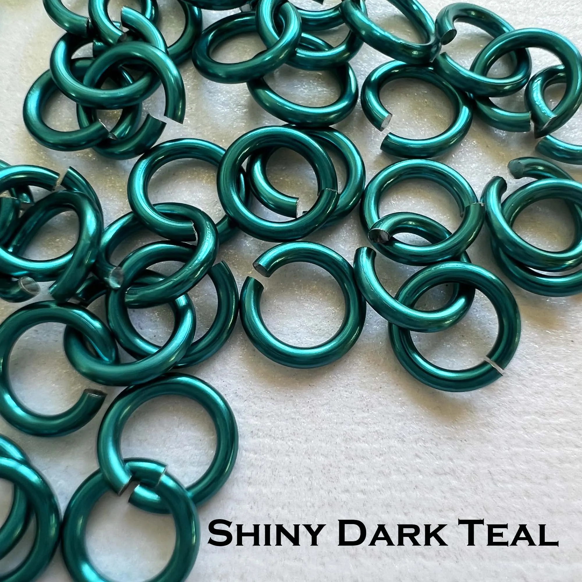 20g 5/32" Jump Rings AA SHINY (AWG) ID: 4.3mm- choose color & quantity