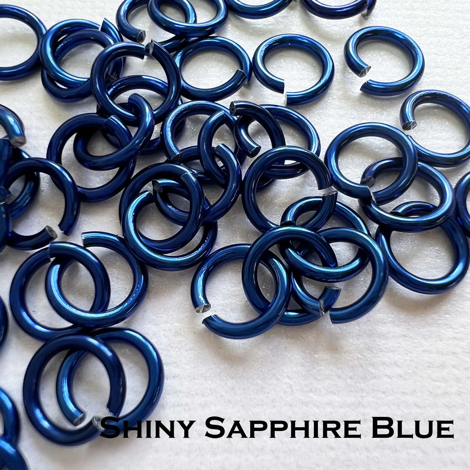 20g 5/32" Jump Rings AA SHINY (AWG) ID: 4.3mm- choose color & quantity