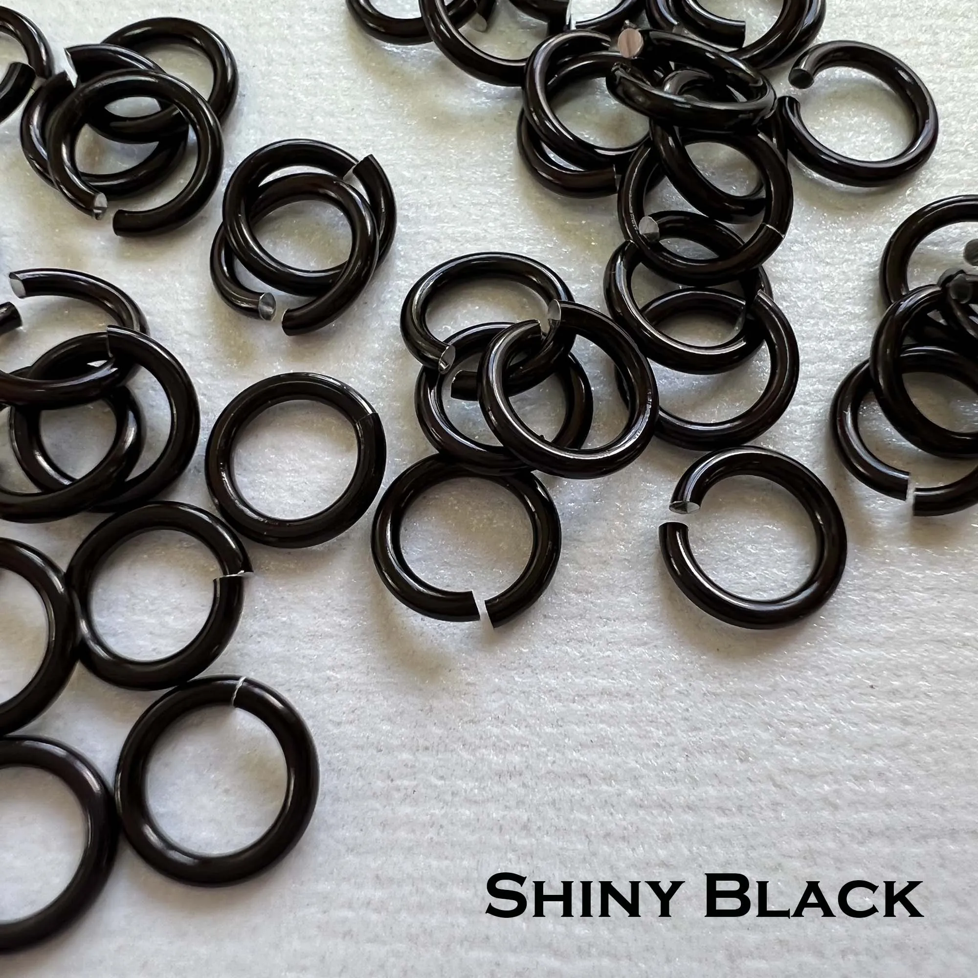 20g 5/32" Jump Rings AA SHINY (AWG) ID: 4.3mm- choose color & quantity