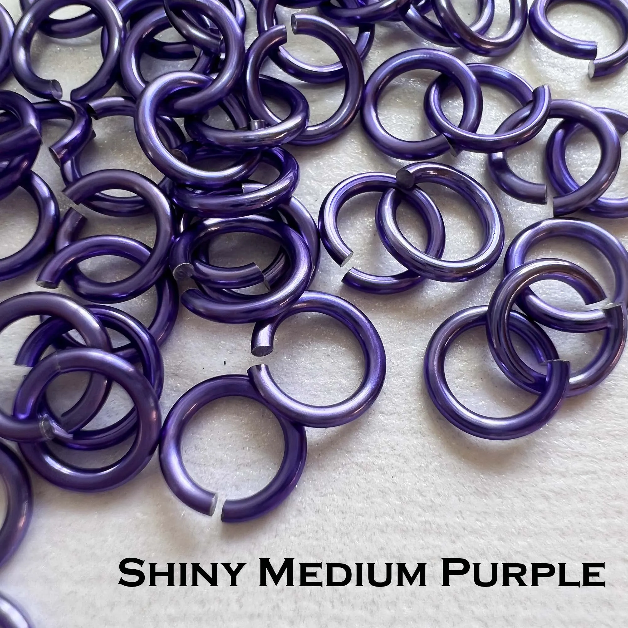 20g 5/32" Jump Rings AA SHINY (AWG) ID: 4.3mm- choose color & quantity