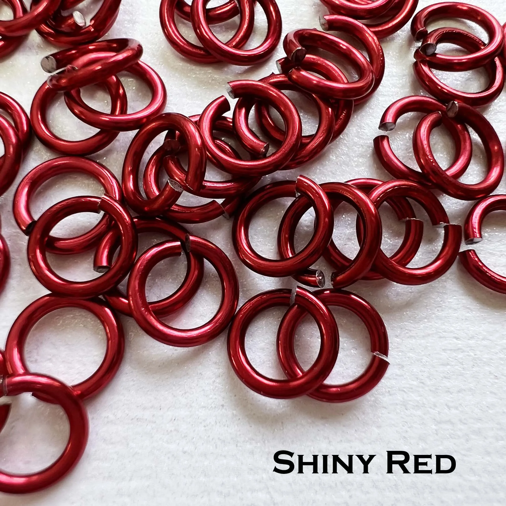 20g 5/32" Jump Rings AA SHINY (AWG) ID: 4.3mm- choose color & quantity