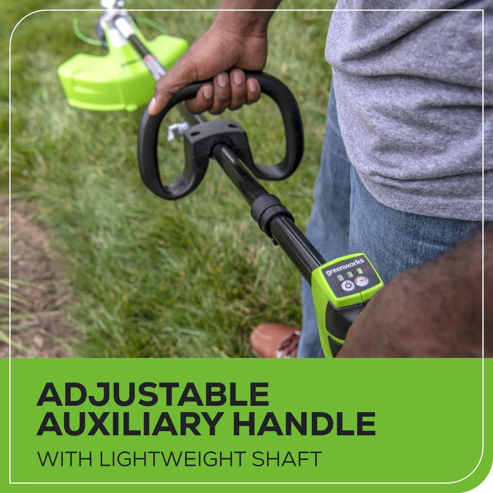 40V 16" Cordless Battery String Trimmer (Attachment Capable) w/ 4.0 Ah USB Battery & Charger