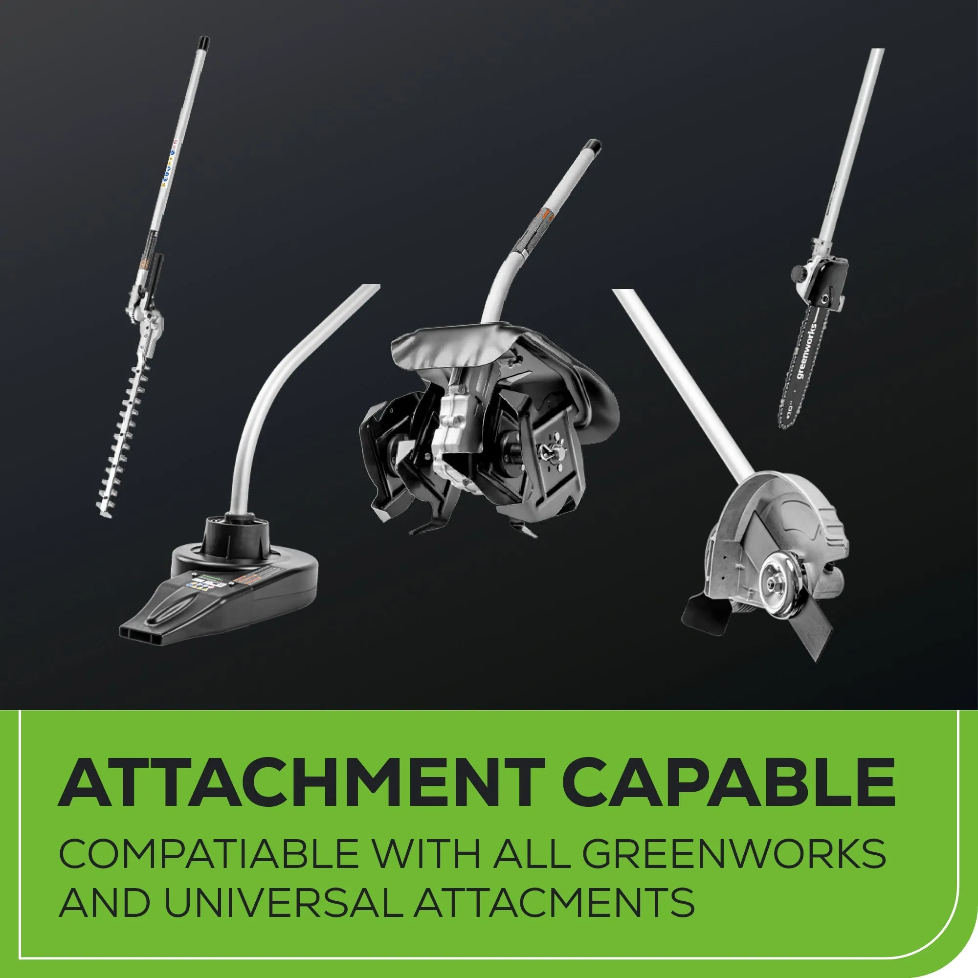 40V 16" Cordless Battery String Trimmer (Attachment Capable) w/ 4.0 Ah USB Battery & Charger
