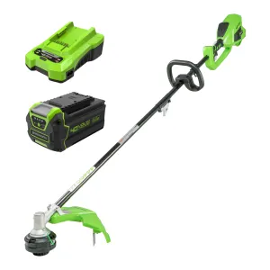 40V 16" Cordless Battery String Trimmer (Attachment Capable) w/ 4.0 Ah USB Battery & Charger
