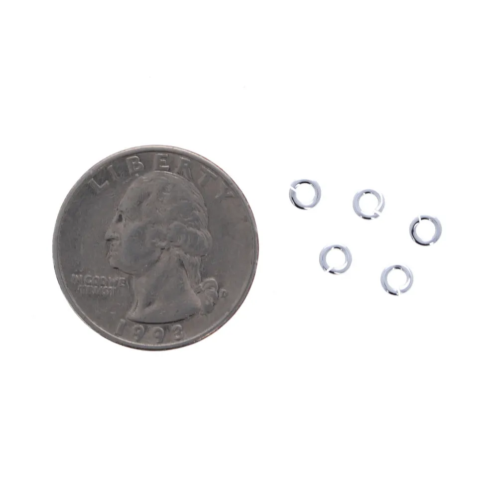 4mm 18gauge Open Jump Rings