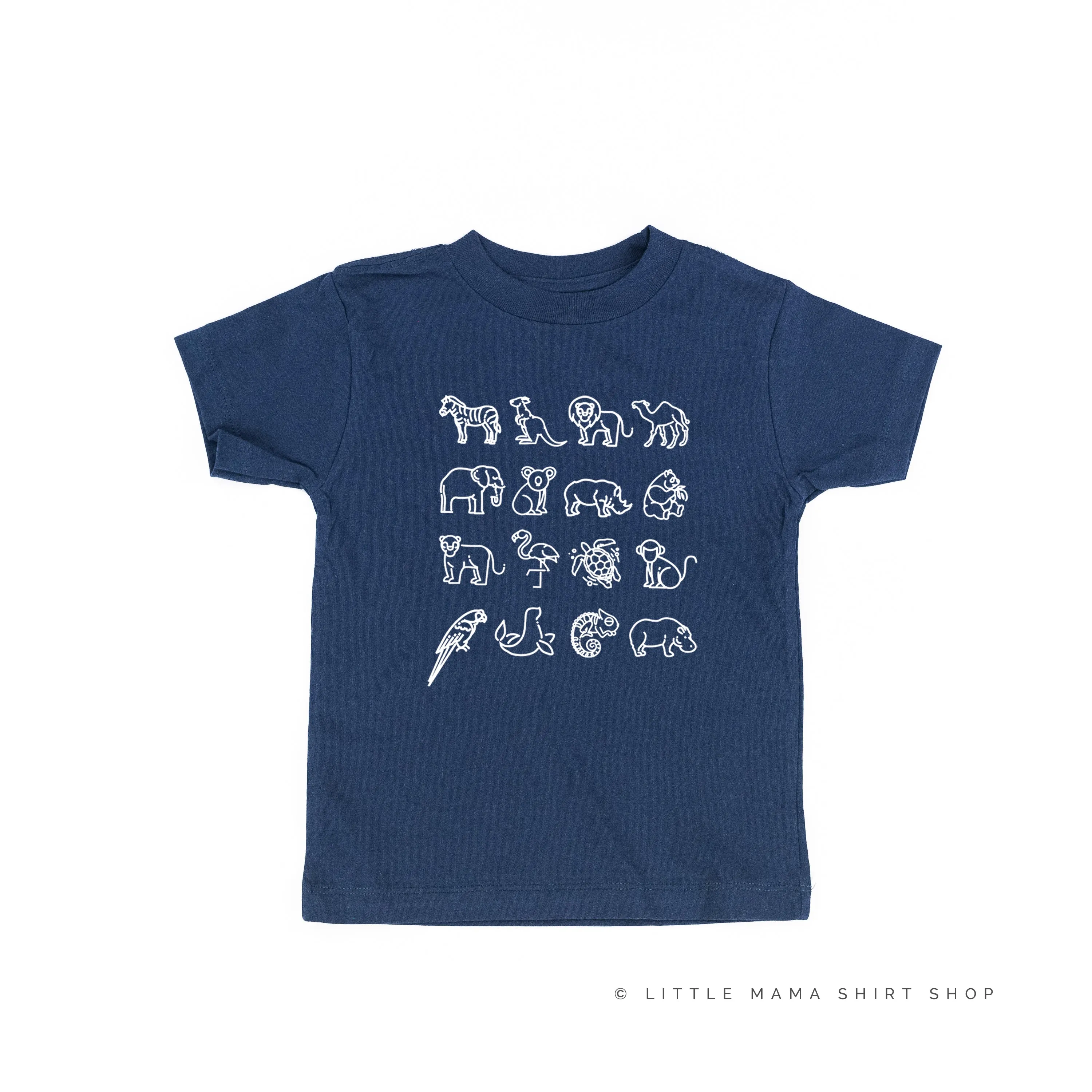 4x4 ZOO ANIMALS - Short Sleeve Child Shirt