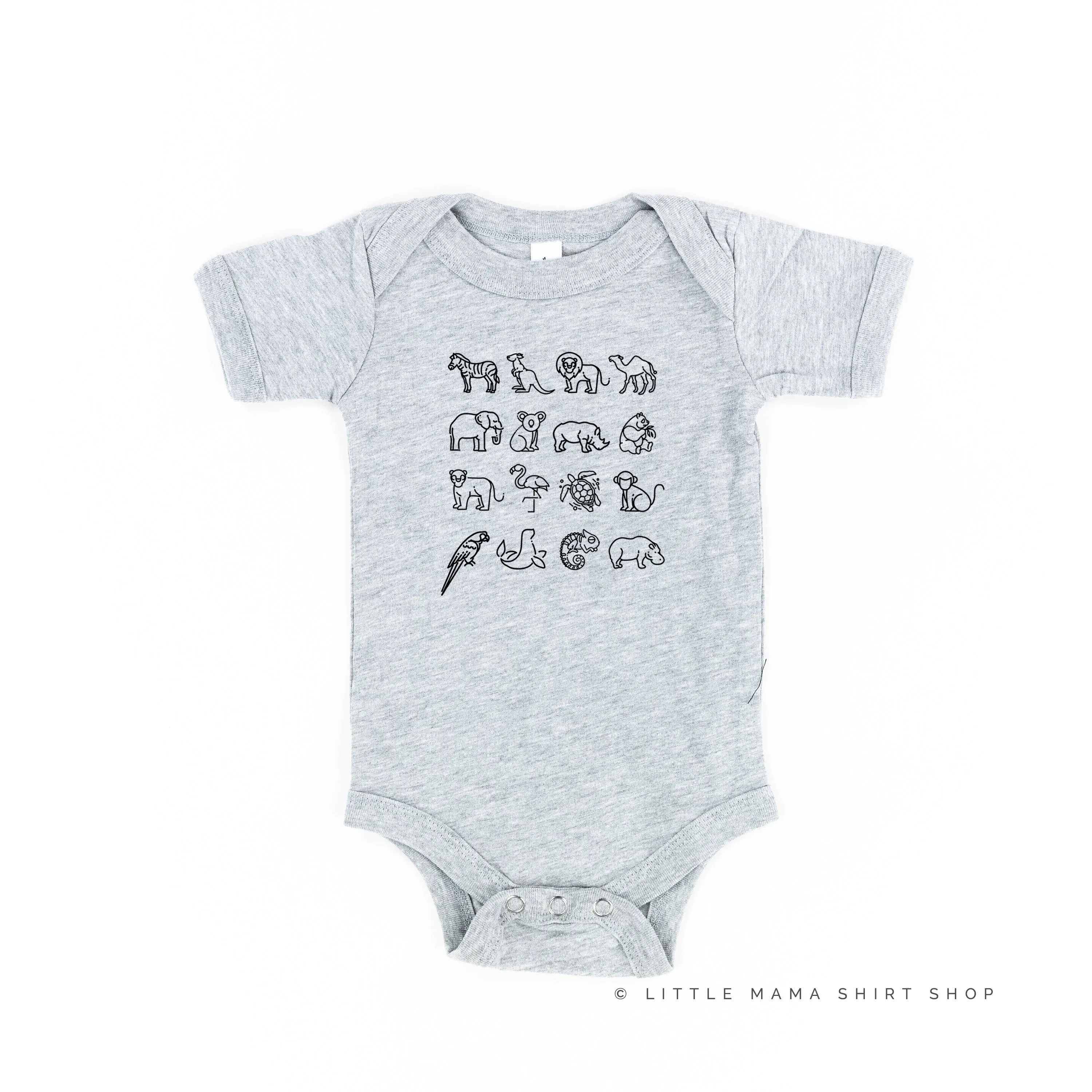 4x4 ZOO ANIMALS - Short Sleeve Child Shirt