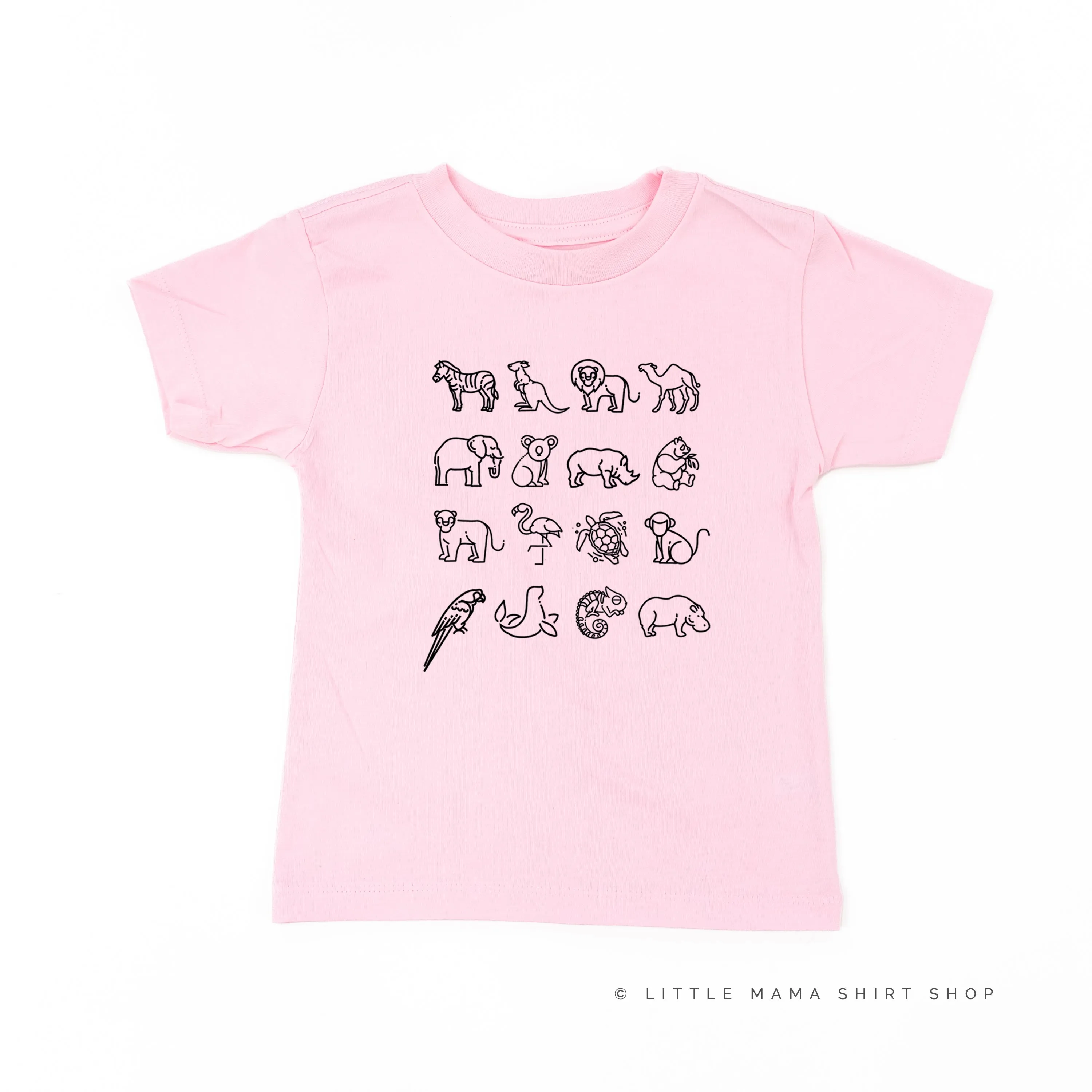 4x4 ZOO ANIMALS - Short Sleeve Child Shirt
