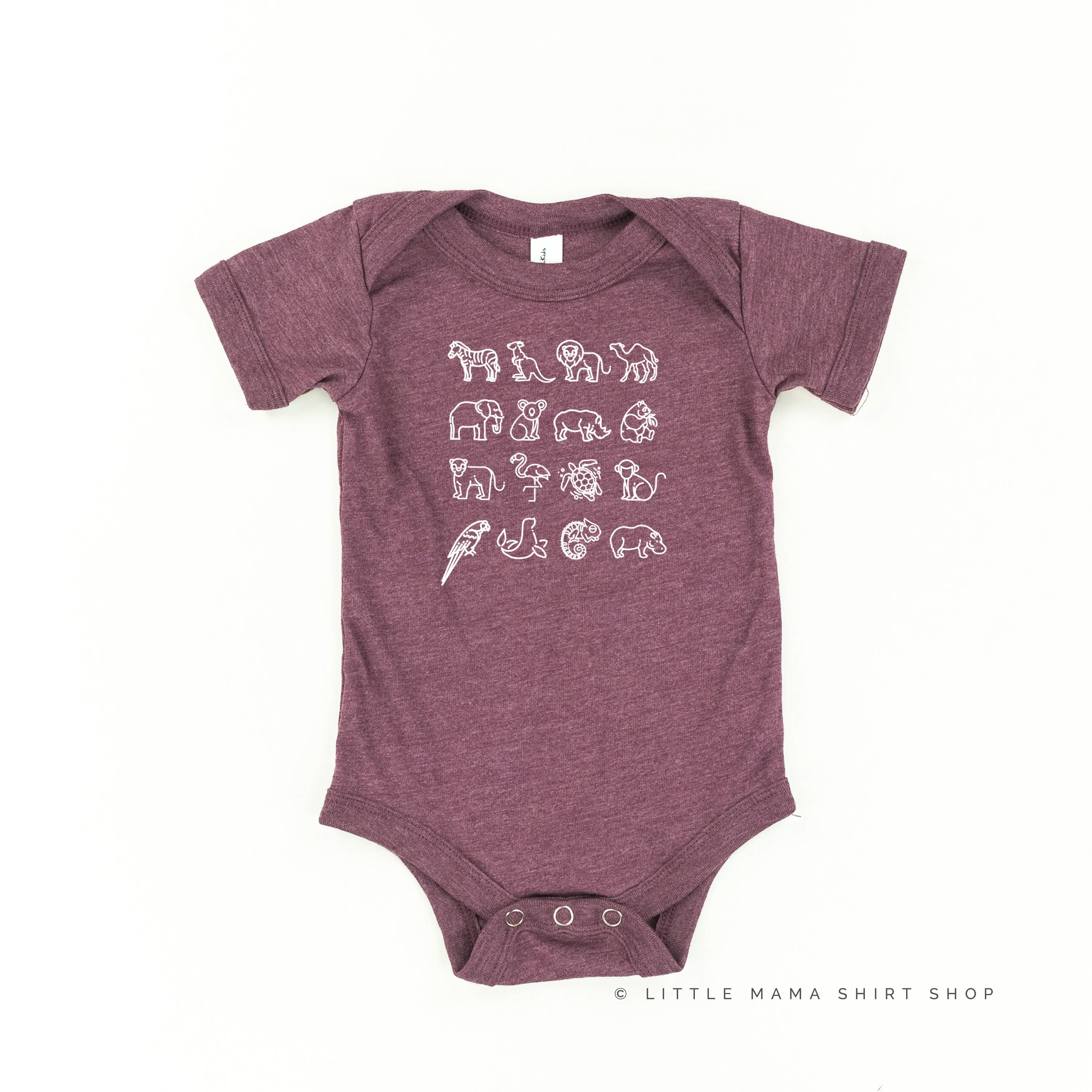 4x4 ZOO ANIMALS - Short Sleeve Child Shirt
