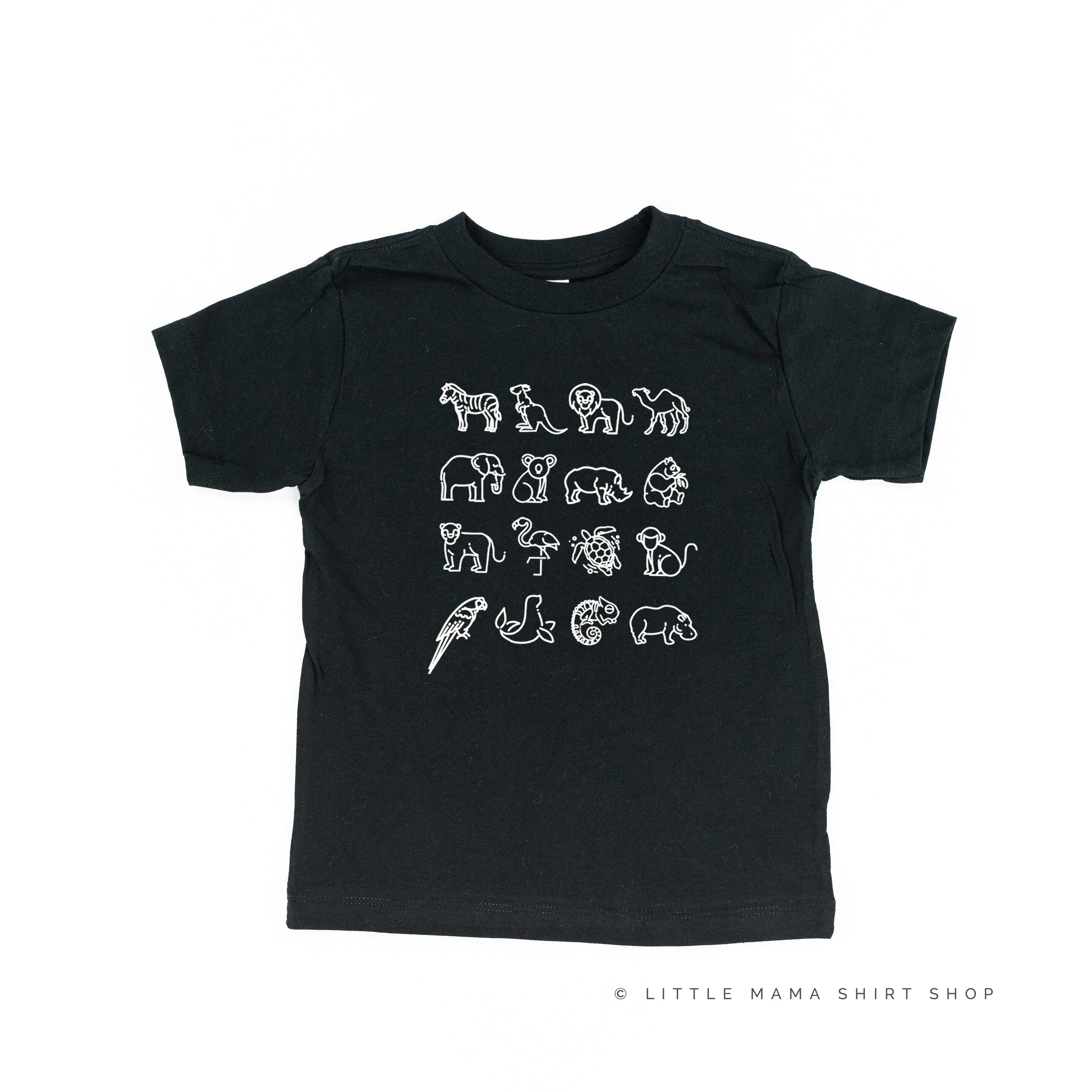 4x4 ZOO ANIMALS - Short Sleeve Child Shirt