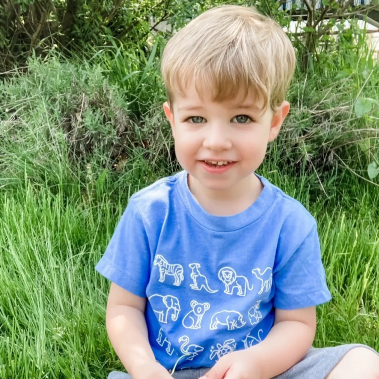 4x4 ZOO ANIMALS - Short Sleeve Child Shirt