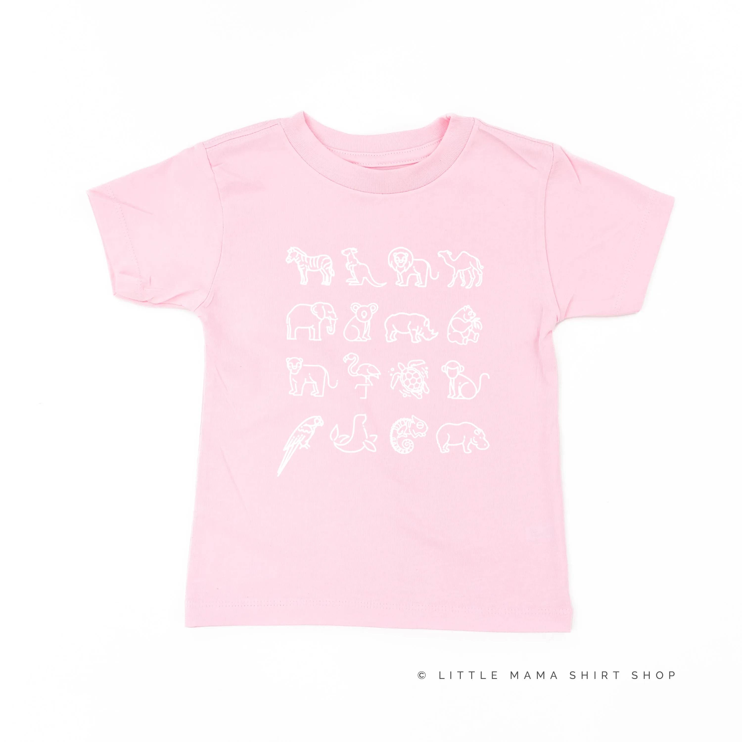 4x4 ZOO ANIMALS - Short Sleeve Child Shirt