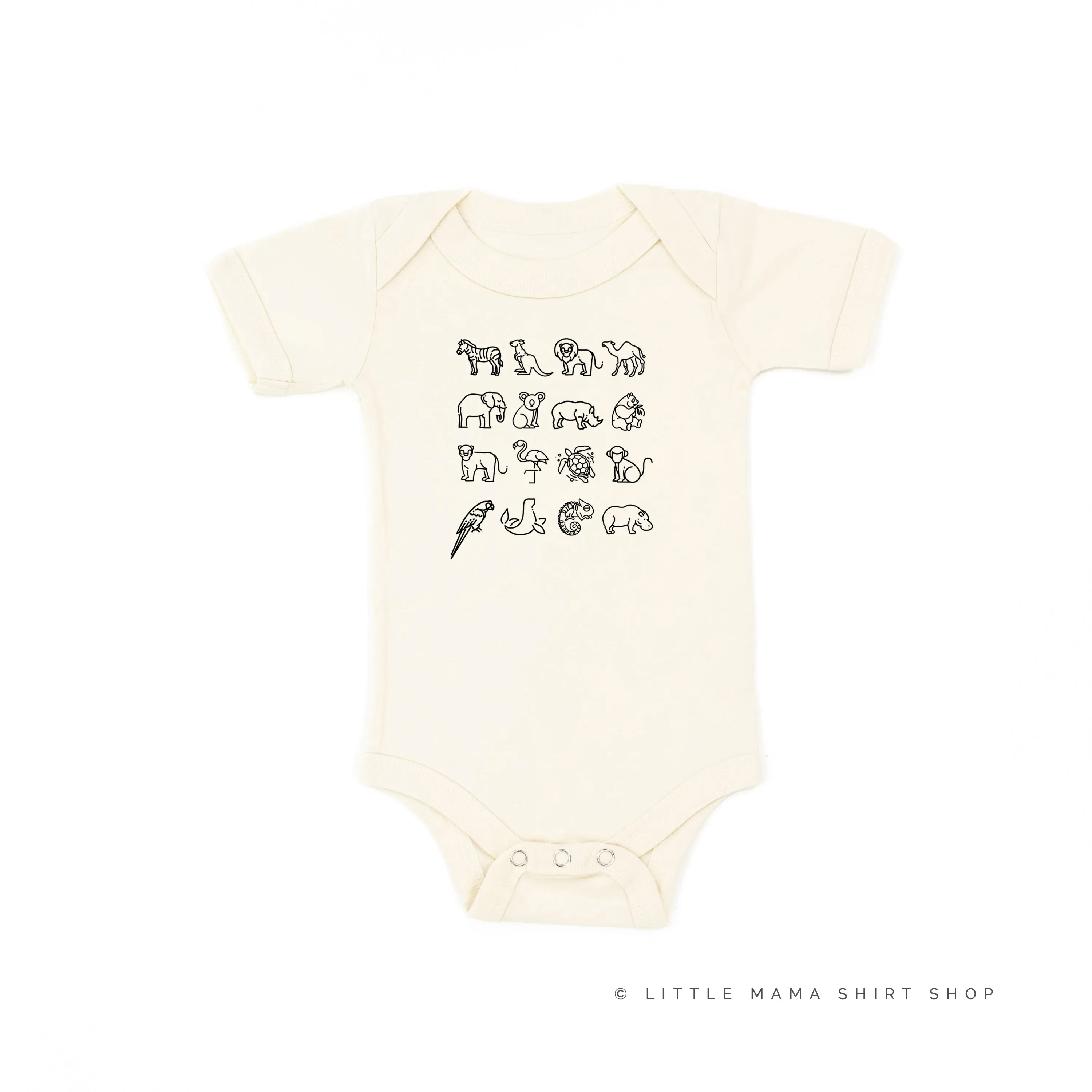 4x4 ZOO ANIMALS - Short Sleeve Child Shirt