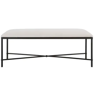 Avenham Black Framed Bench