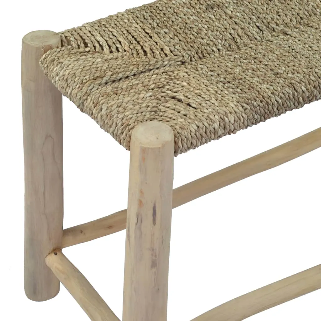 Benches 2 pcs Brown Seagrass
