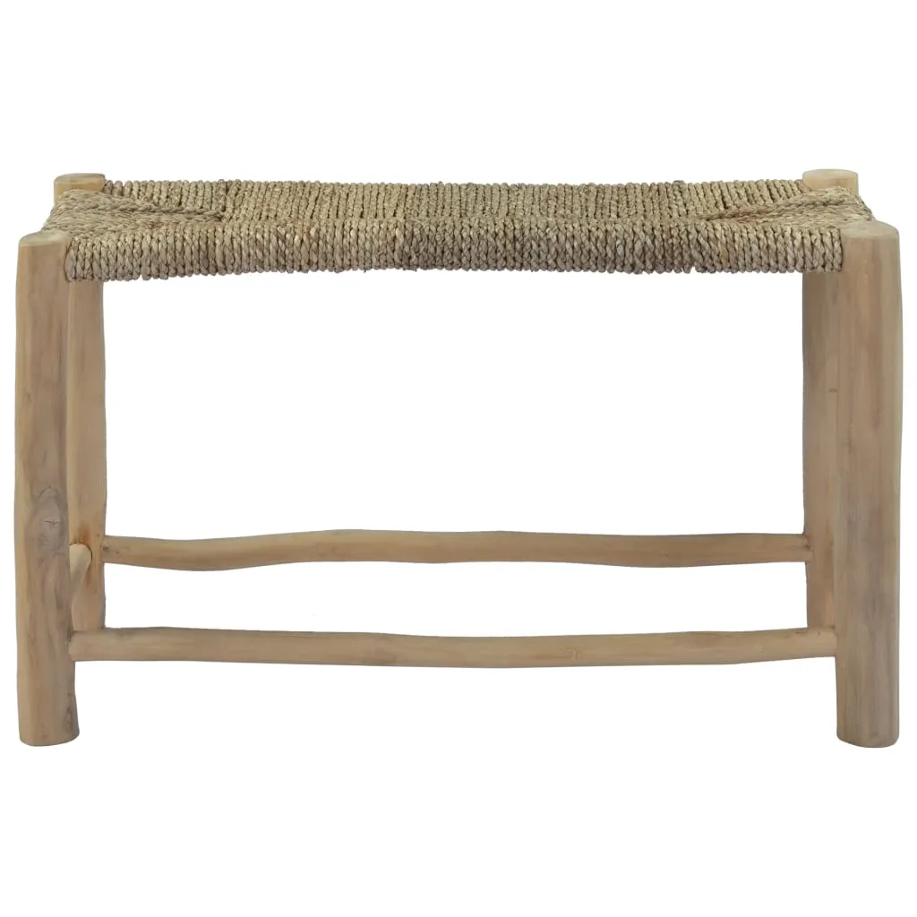 Benches 2 pcs Brown Seagrass