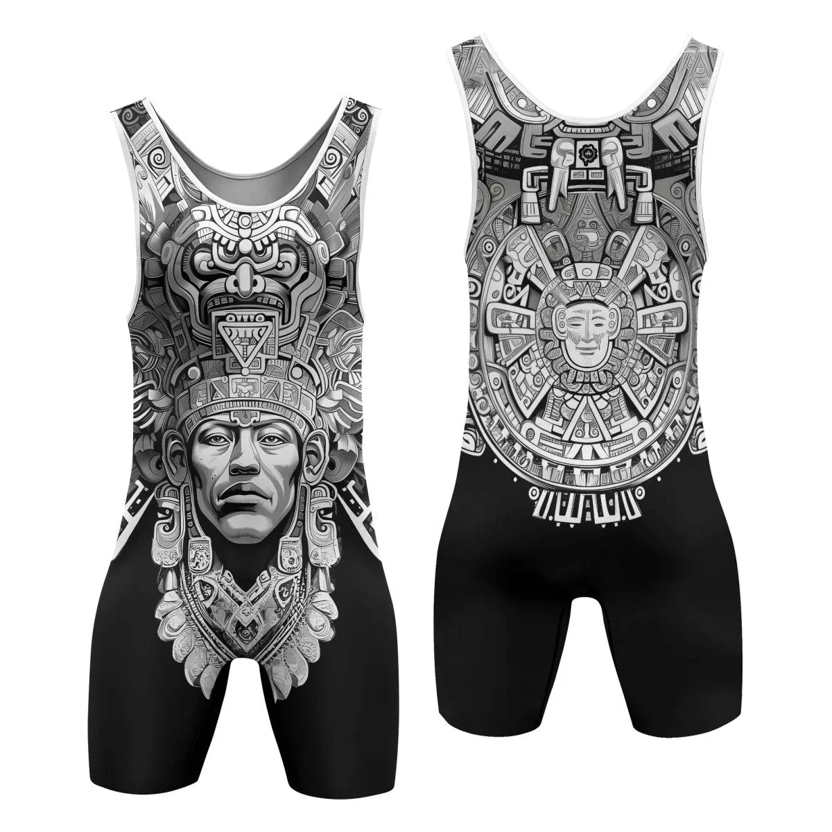 Brave Aztec Warrior Wrestling Singlets