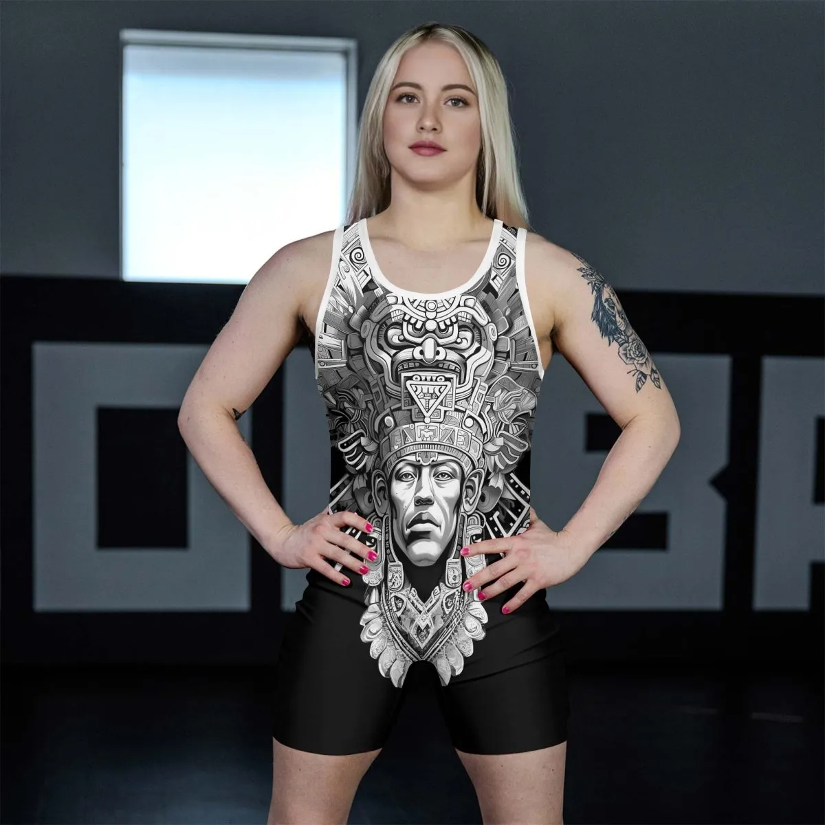 Brave Aztec Warrior Wrestling Singlets