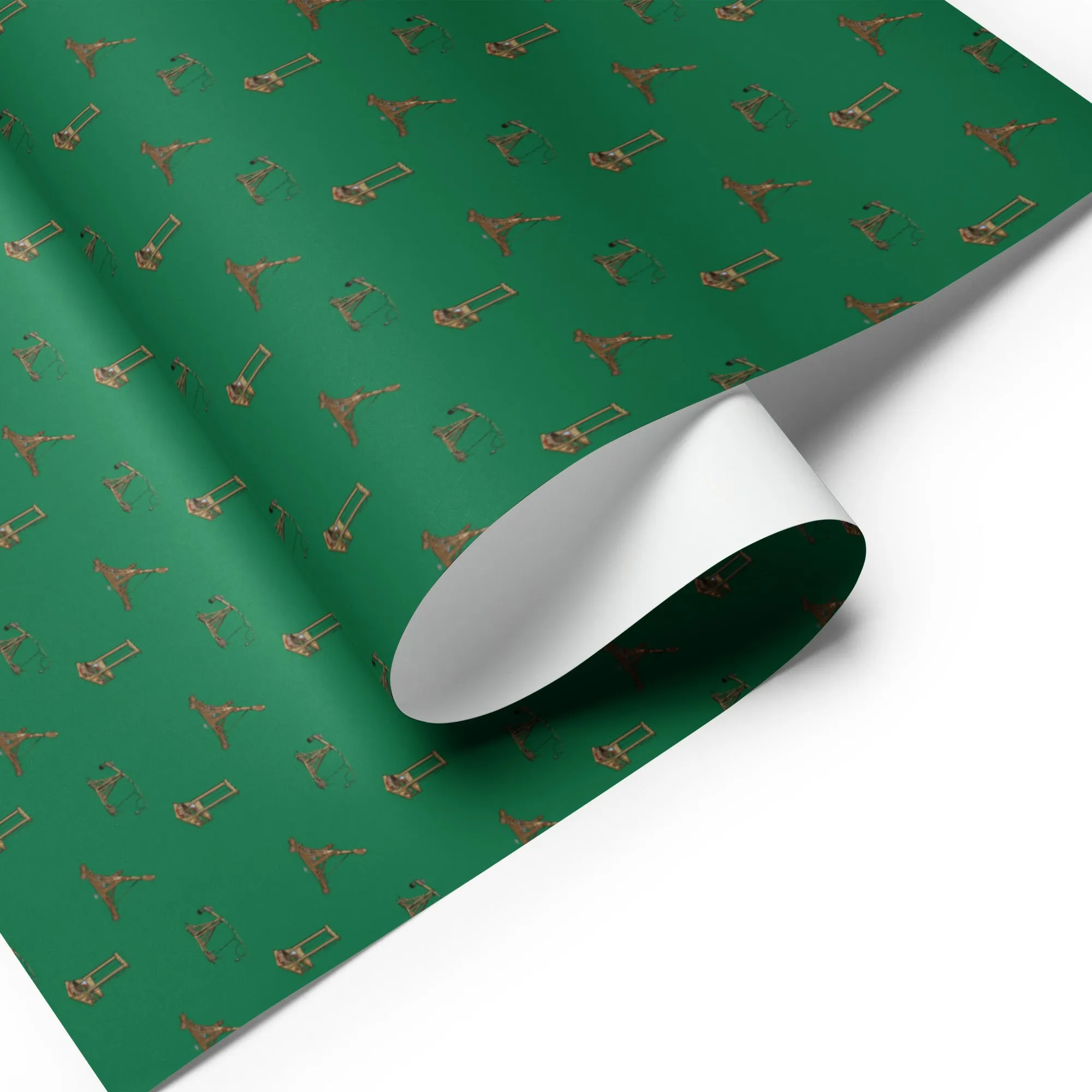 Catapults Trebuchets and Guillotines Wrapping Paper