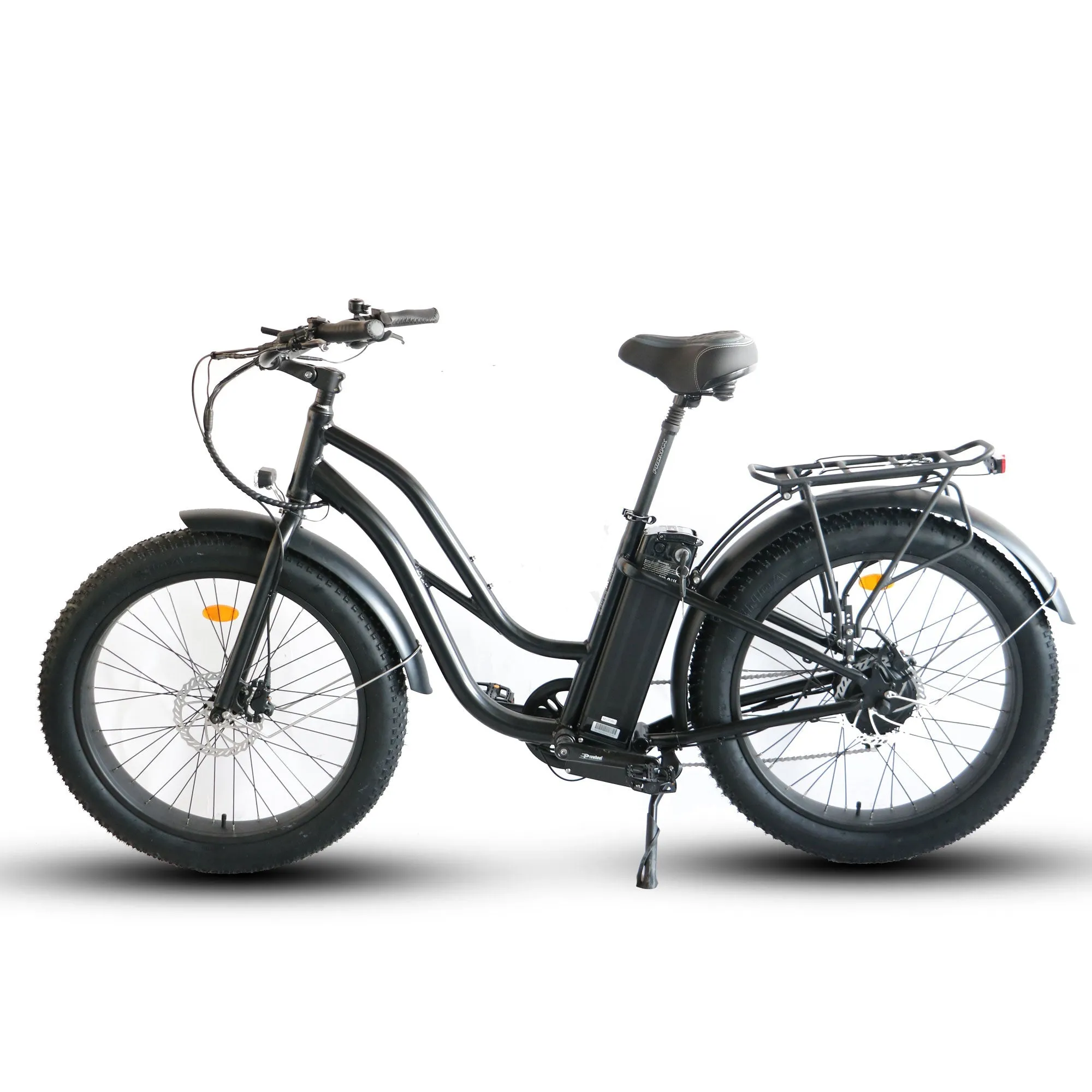 Coastal Cruiser 52V 750W Fat Tire Step Thru-Beach Cruiser Electric Bike