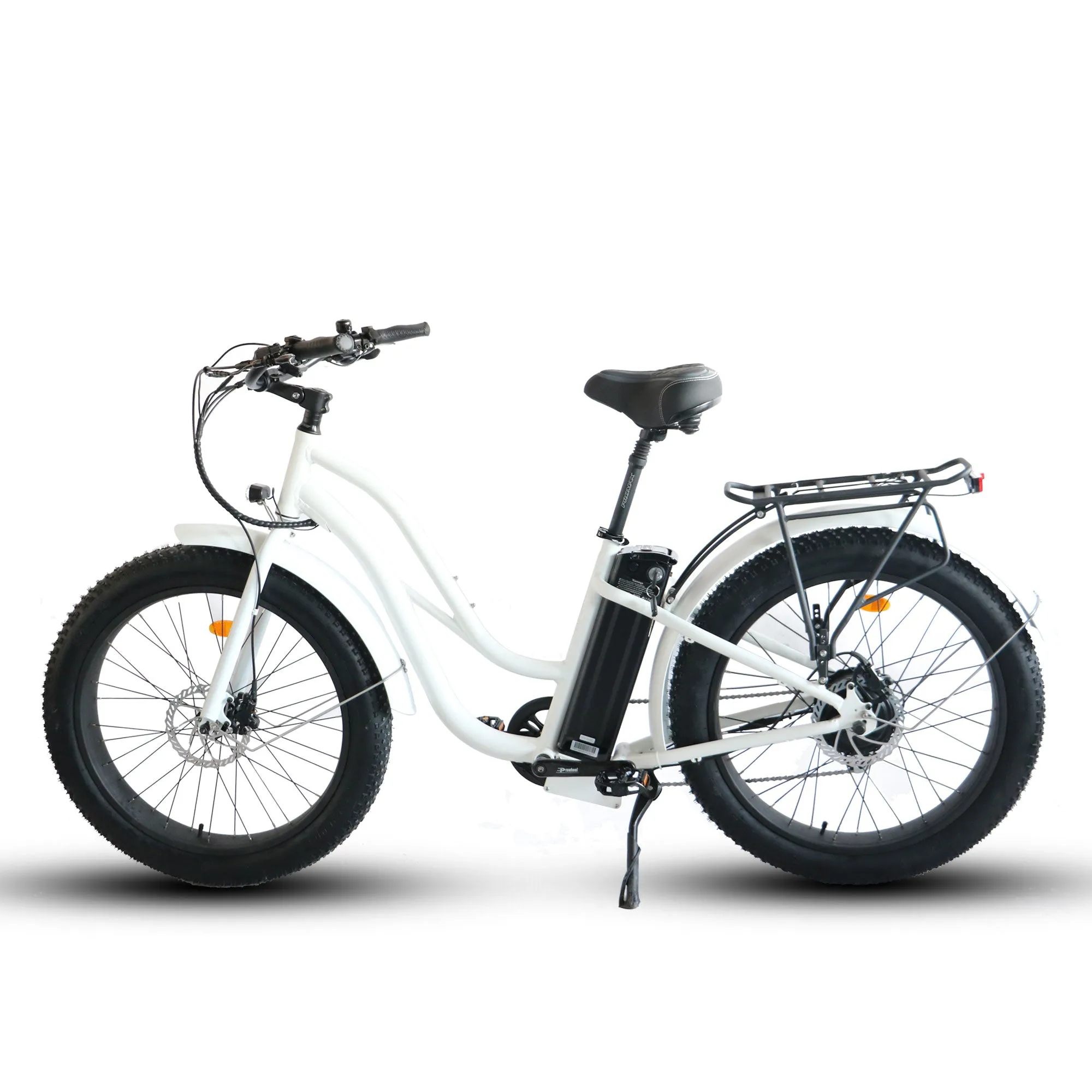 Coastal Cruiser 52V 750W Fat Tire Step Thru-Beach Cruiser Electric Bike