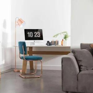 Copper Buckle Head Floor Lamp