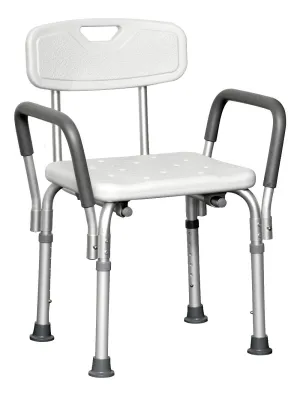 Deluxe Shower Chair With Padded Arms