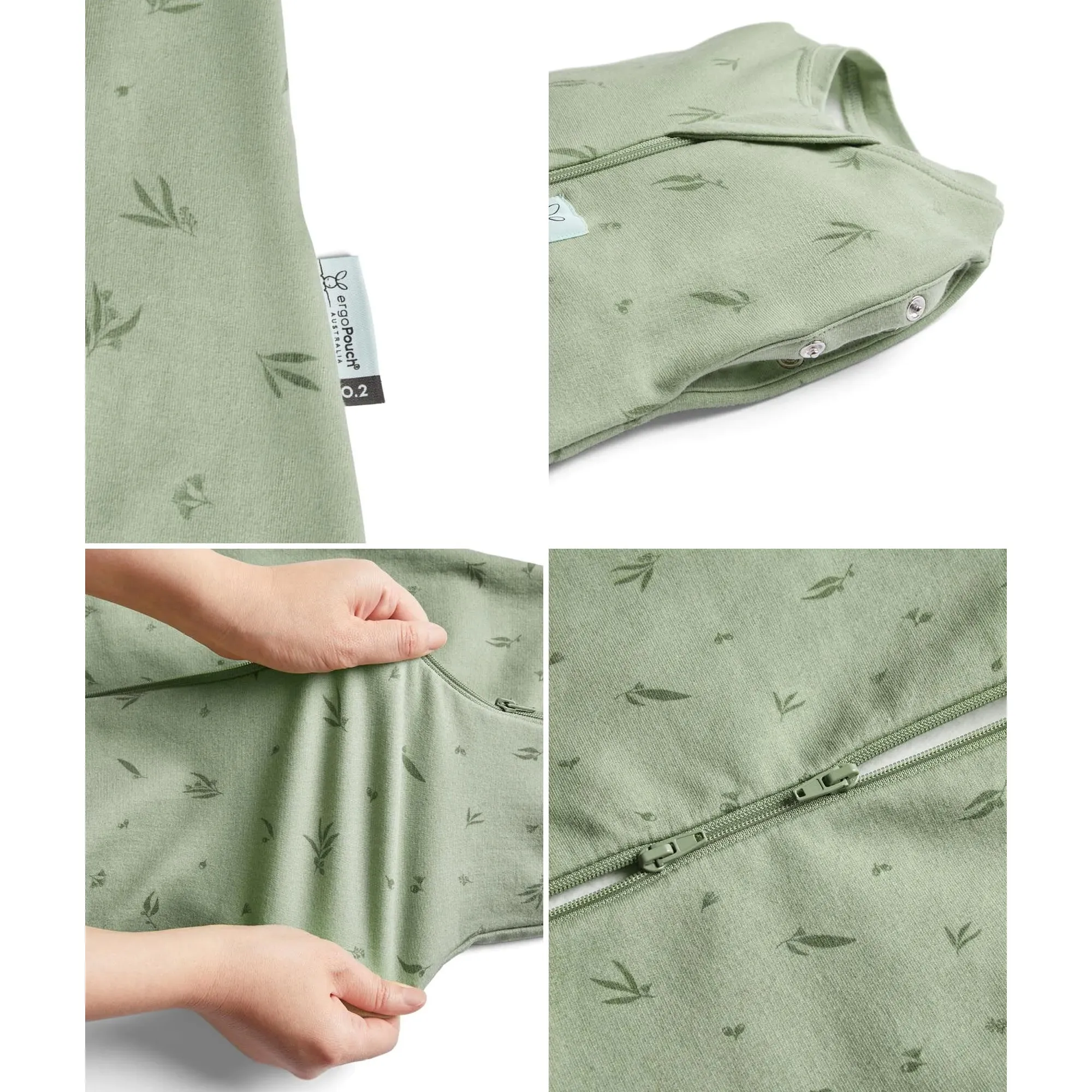 ergoPouch Cocoon Swaddle Bag - 0.2 Tog - Sunny