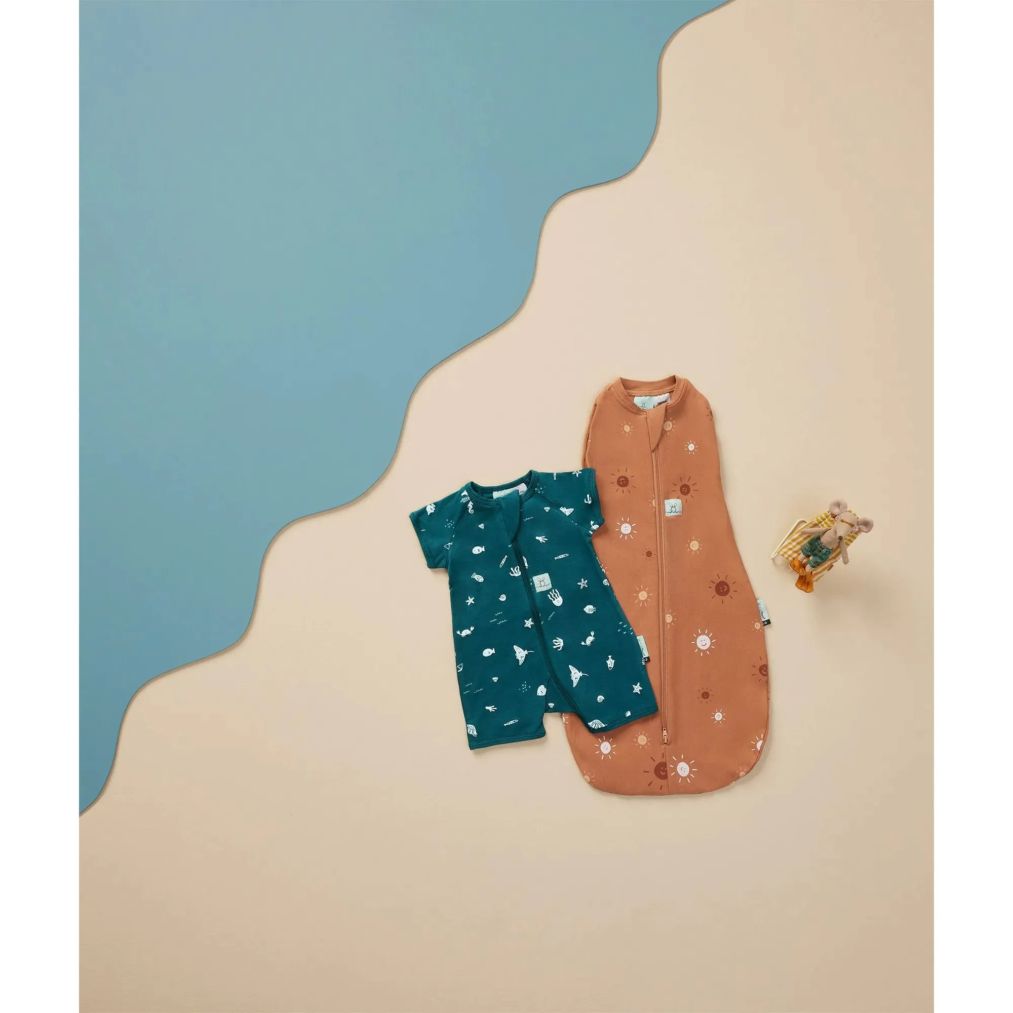 ergoPouch Cocoon Swaddle Bag - 0.2 Tog - Sunny