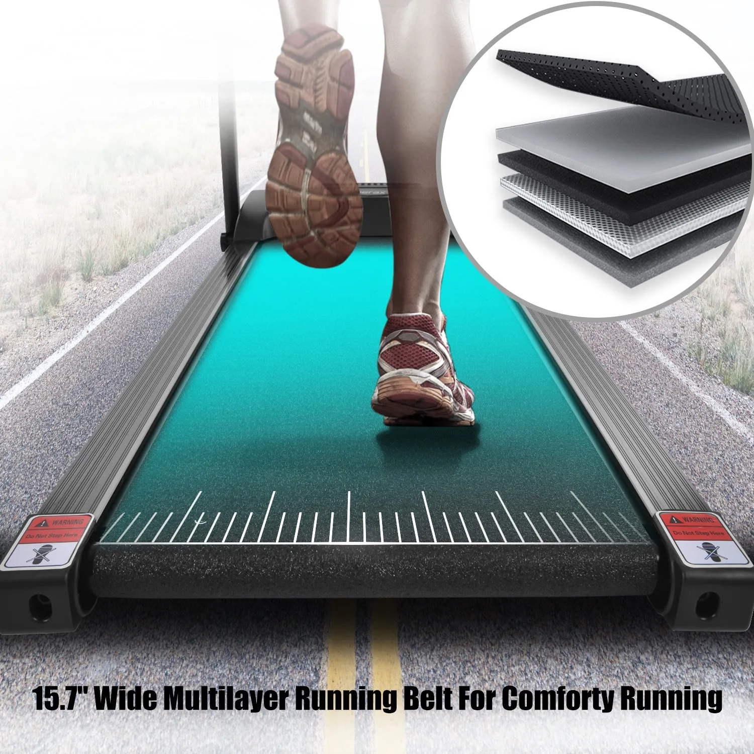 Folding Electric Treadmill Motorized Running Machine