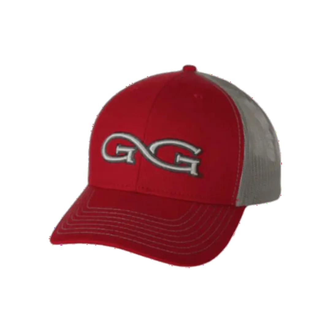 Gameguard Men's Glacier Mesh Logo Embroidered Red Cap