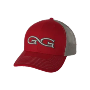 Gameguard Men's Glacier Mesh Logo Embroidered Red Cap