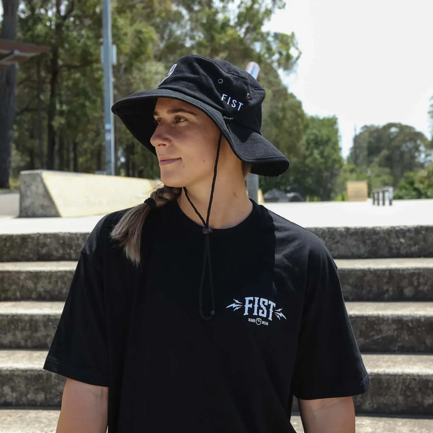 ICON LOGO - BOONIE HAT - BLACK