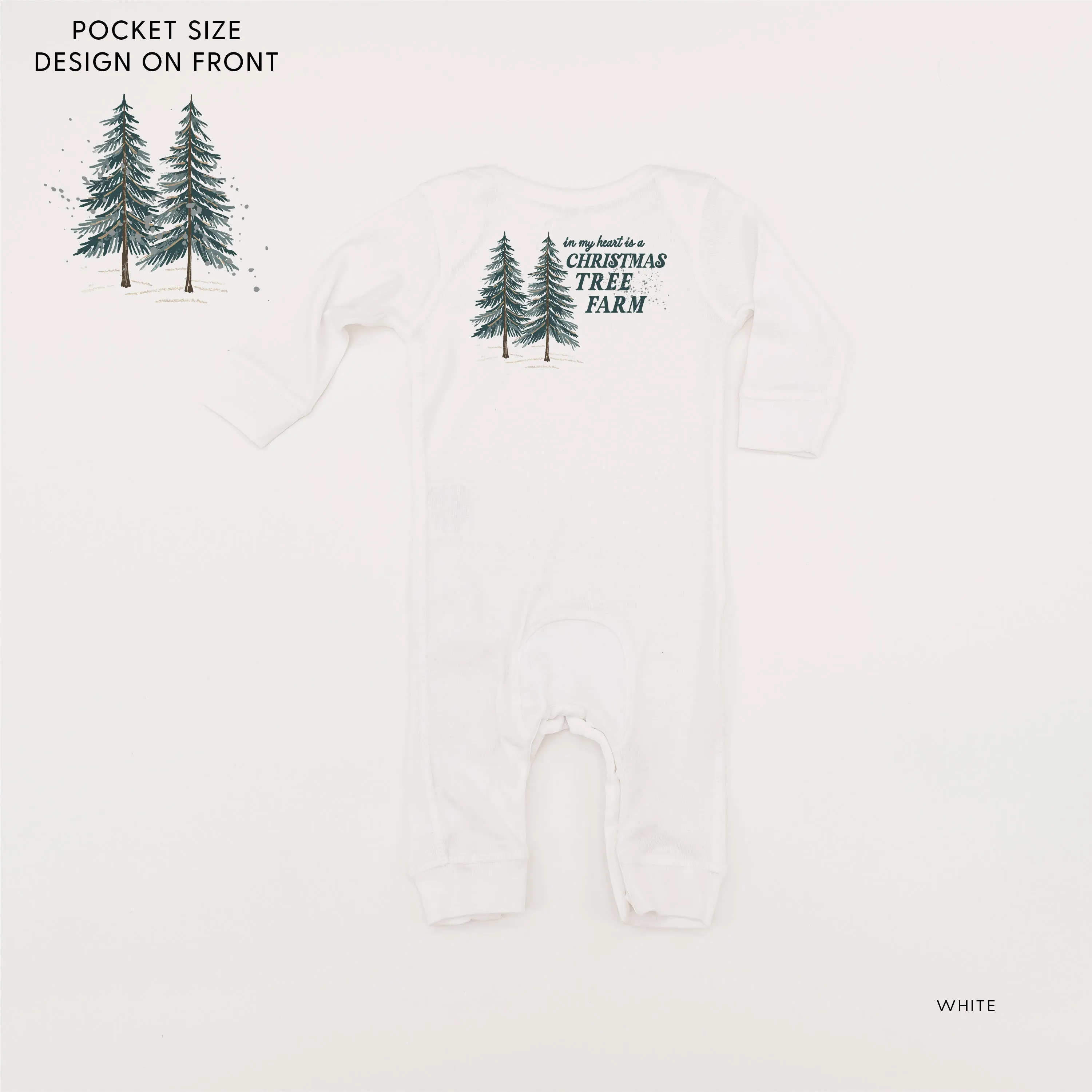 In My Heart Is A Christmas Tree Farm (pf&b) - Baby Sleeper