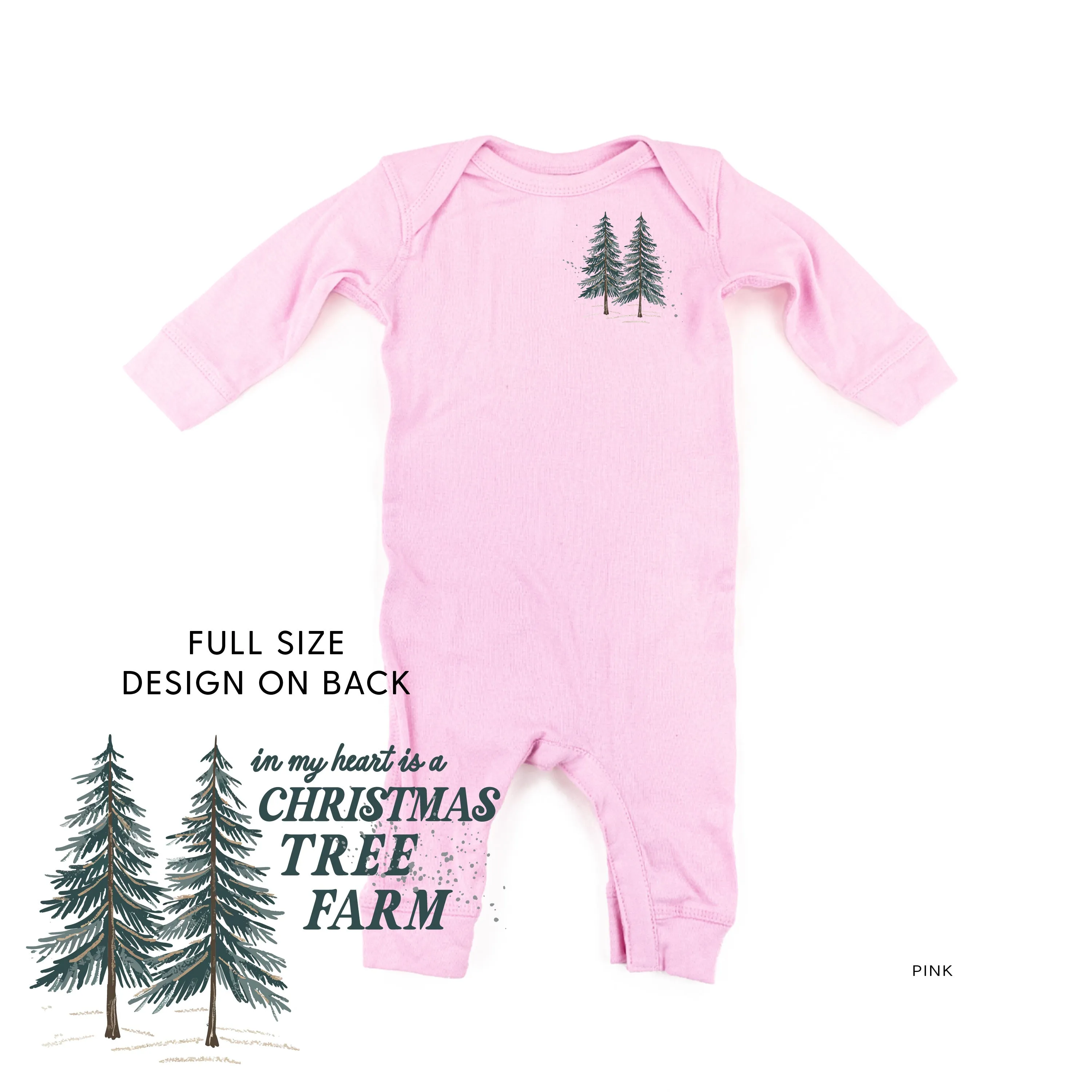 In My Heart Is A Christmas Tree Farm (pf&b) - Baby Sleeper