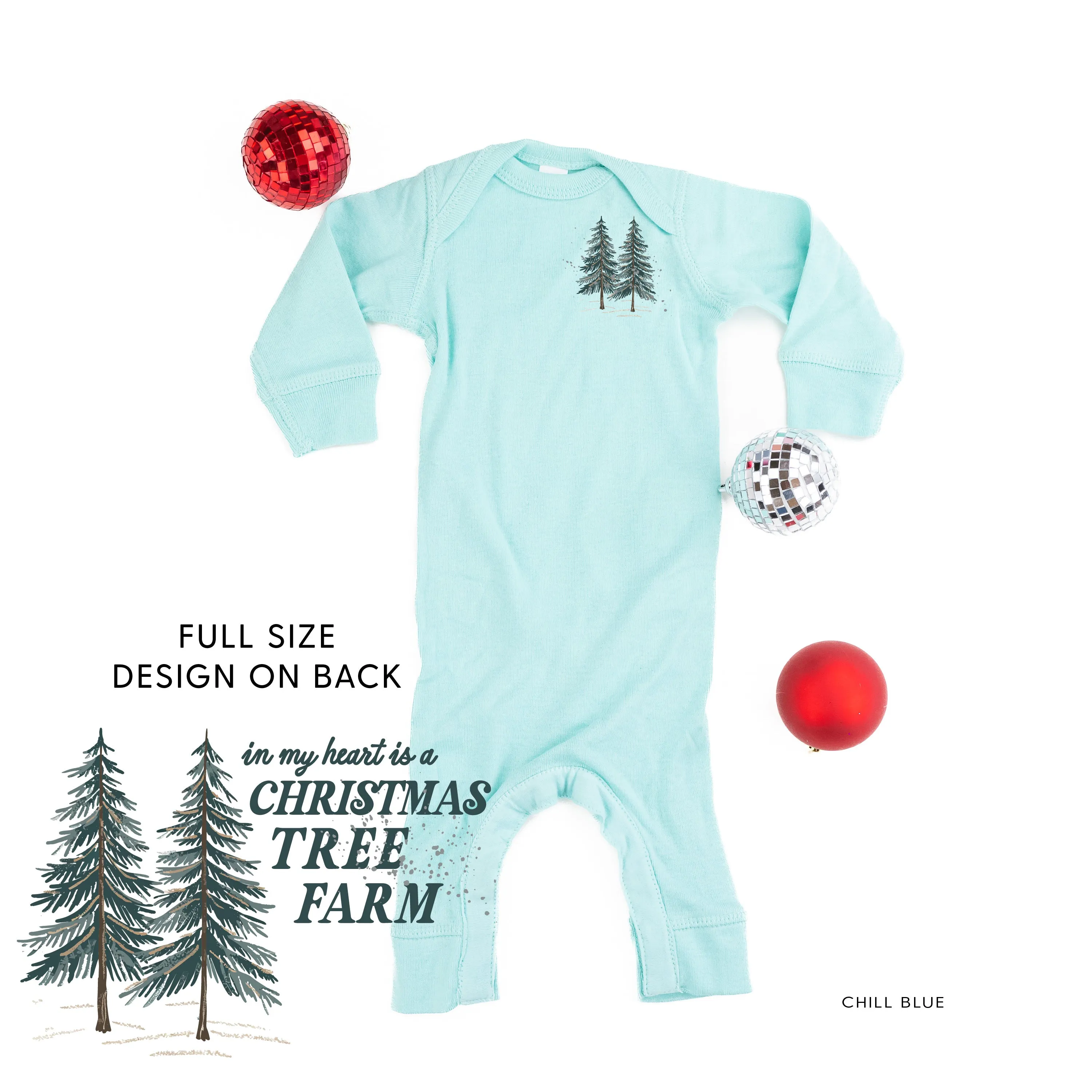 In My Heart Is A Christmas Tree Farm (pf&b) - Baby Sleeper
