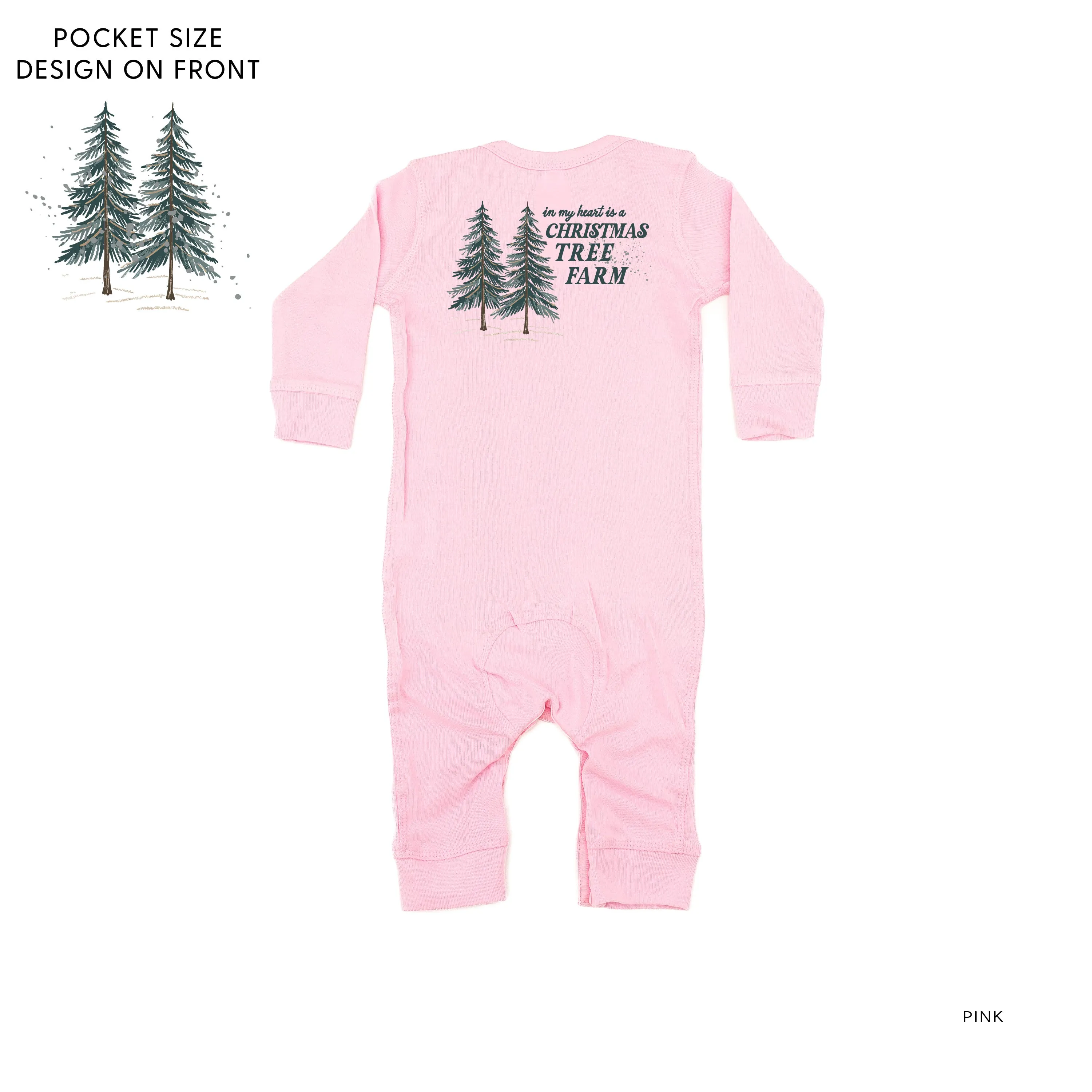 In My Heart Is A Christmas Tree Farm (pf&b) - Baby Sleeper