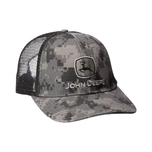 John Deere Camo Mesh Grey Cap