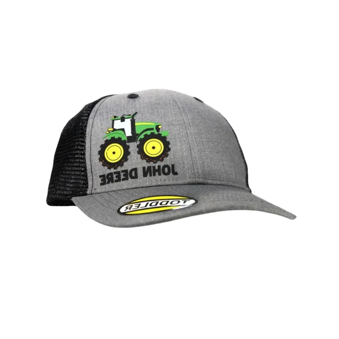 John Deere Youth Rubber Tractor Print Cap